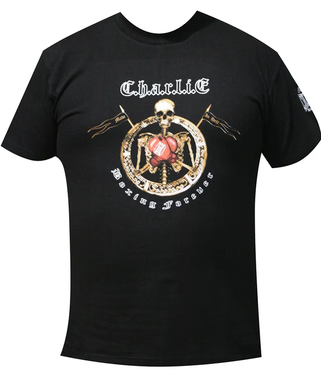 charlie-boxing-camiseta-eskeleto-manga-corta-bordado-manga-y-serigraf-a-pecho image 1