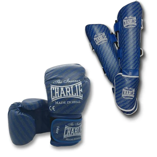 charlie-boxing-pack-blast-azul-guantes-espinilleras image 1