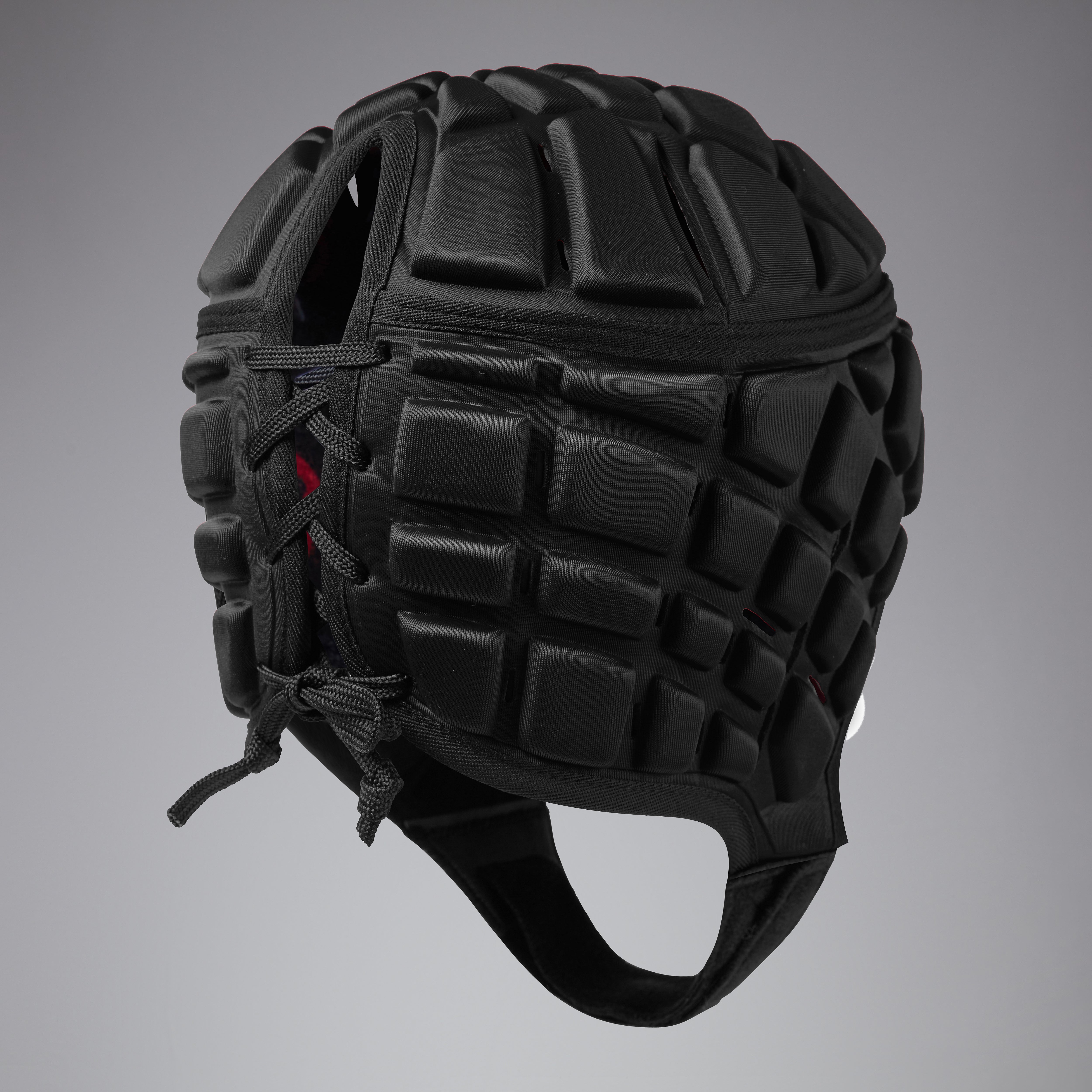casco-de-rugby-canterbury-raze-headguard-negro-rojo image 2