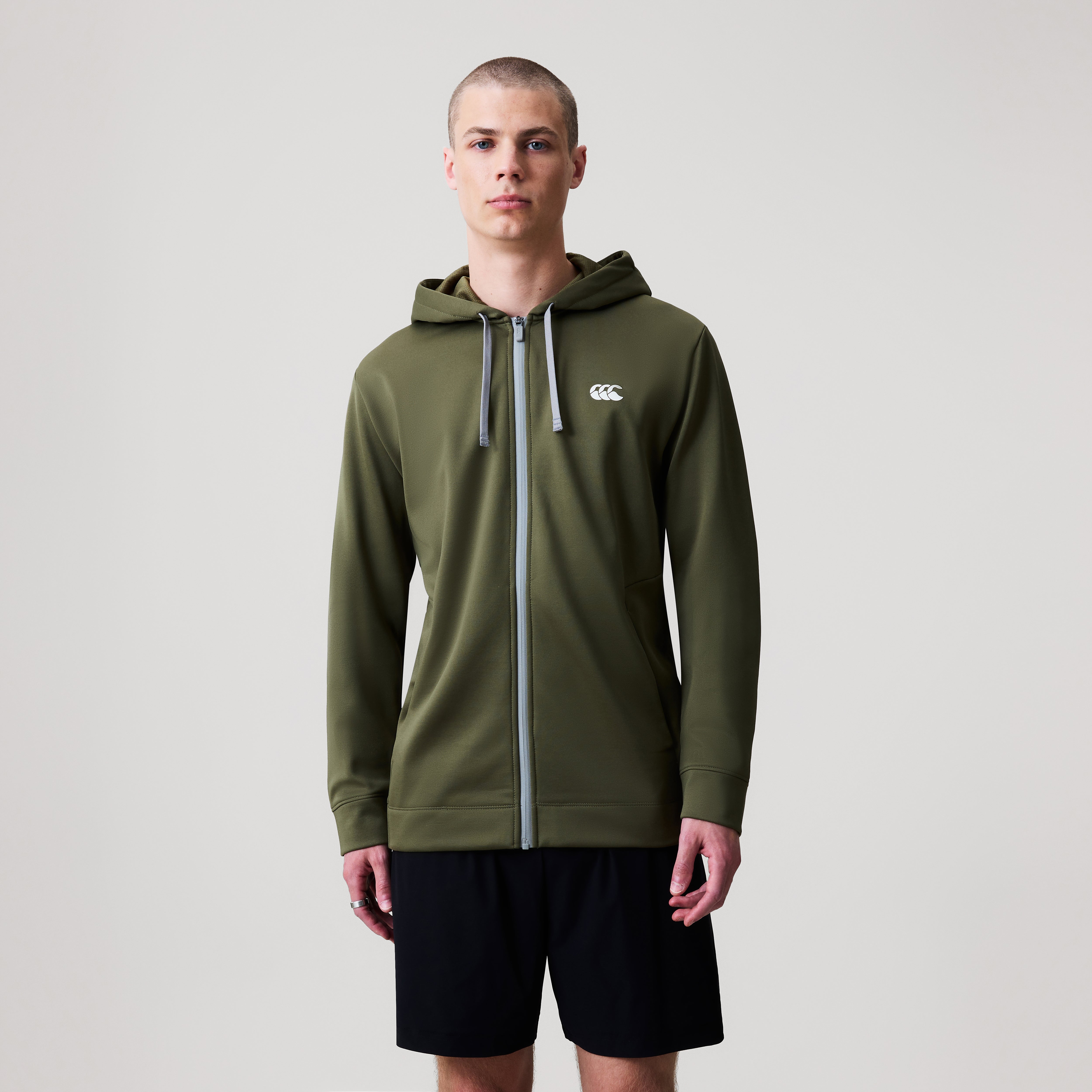 canterbury-mens-tempo-full-zip-hoody-green image 3