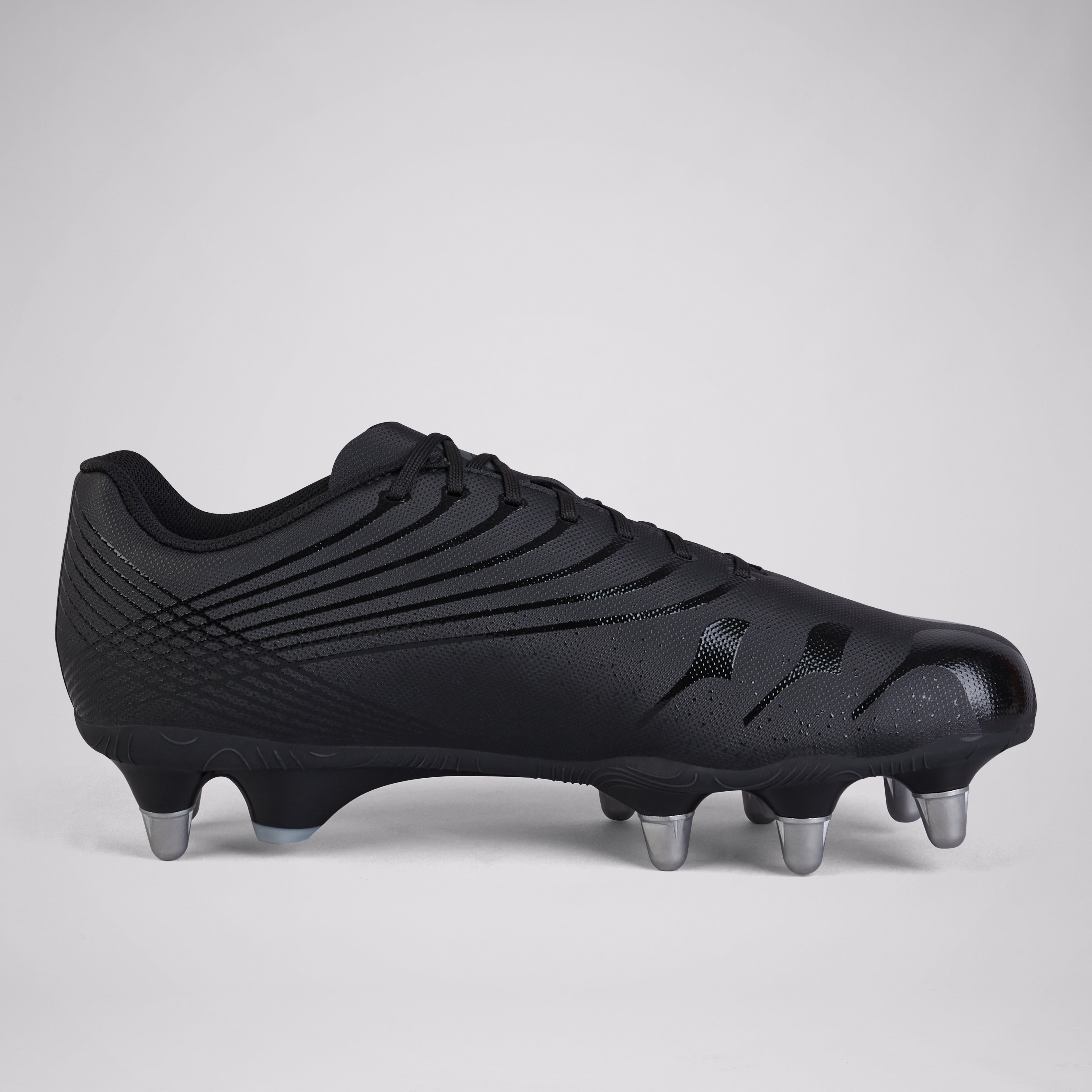 canterbury-stampede-groundbreak-team-soft-ground-botas-de-rugby-negro-gris image 2