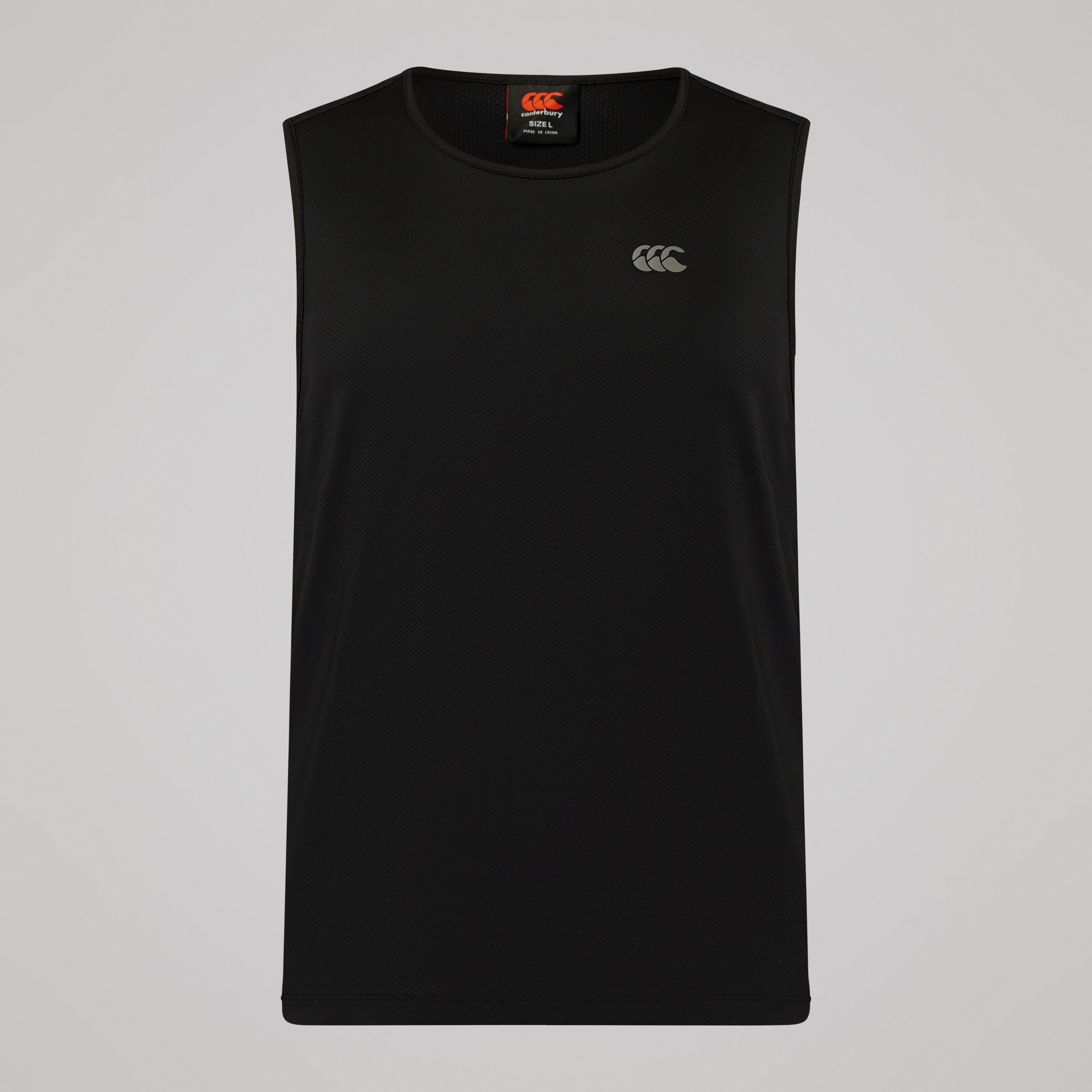 camiseta-sin-mangas-de-entrenamiento-canterbury-tempo-para-hombre-negra image 1