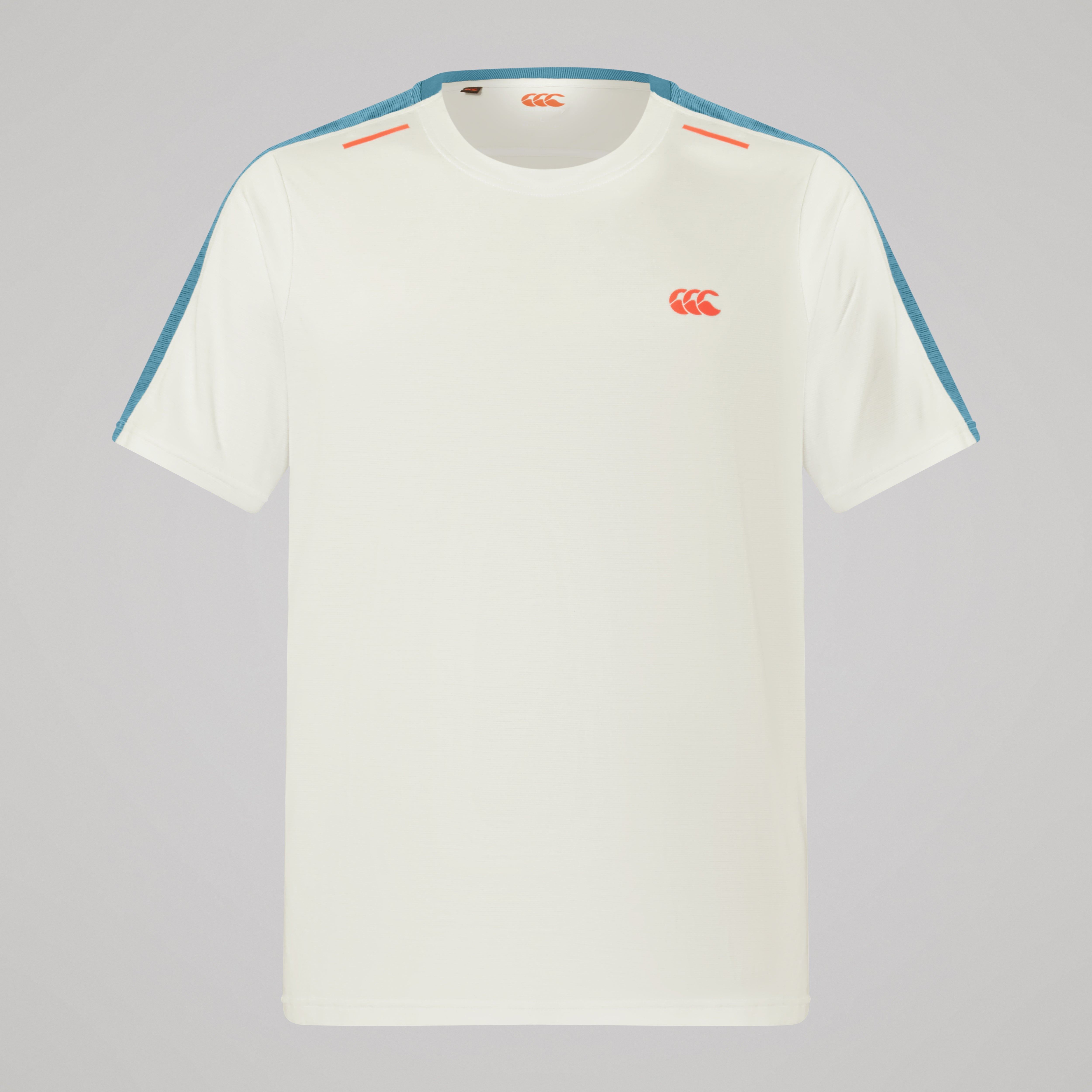 canterbury-camiseta-tempo-para-hombre-blanco-azul image 1