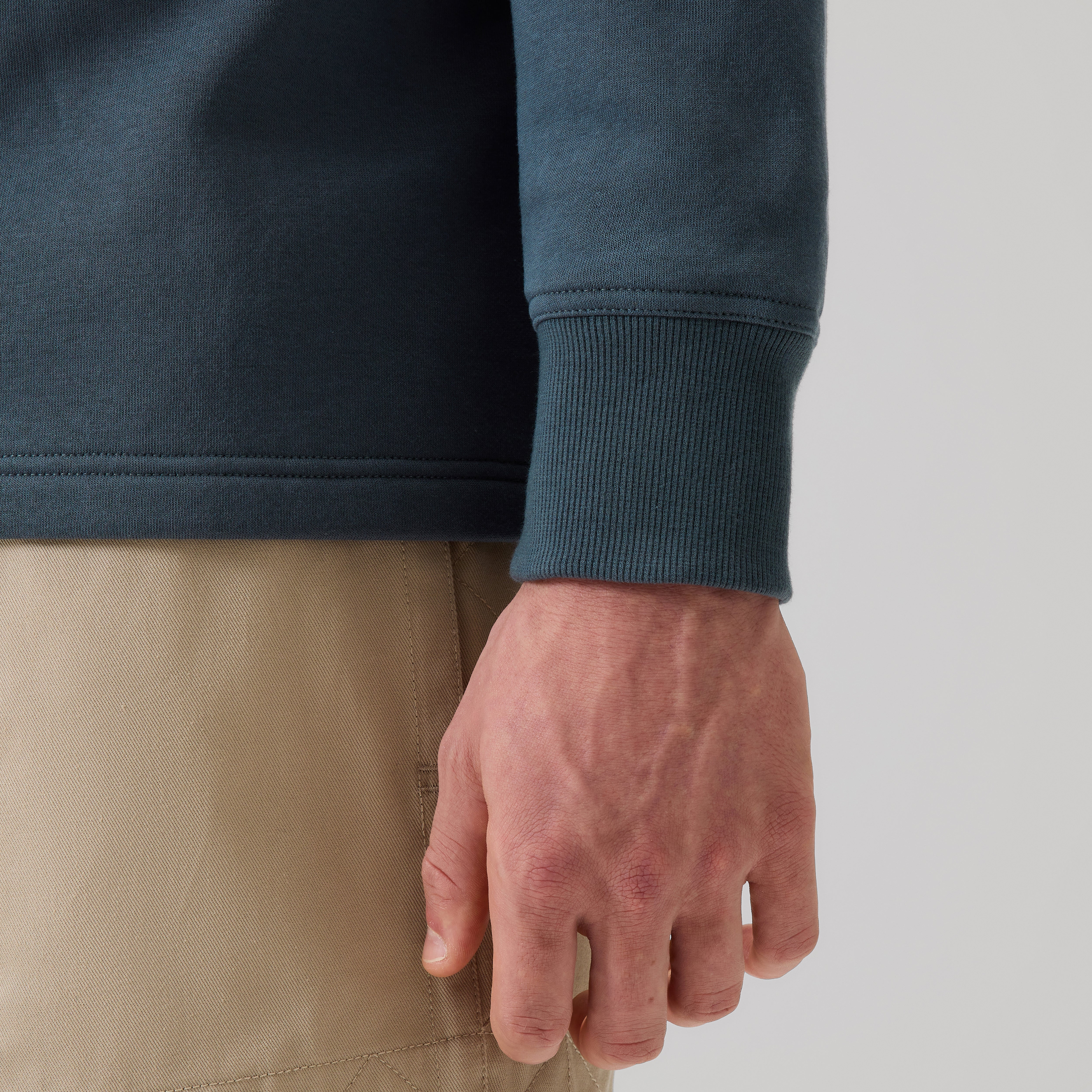 canterbury-sudadera-con-media-cremallera-fundamentals-gris-para-hombre image 8