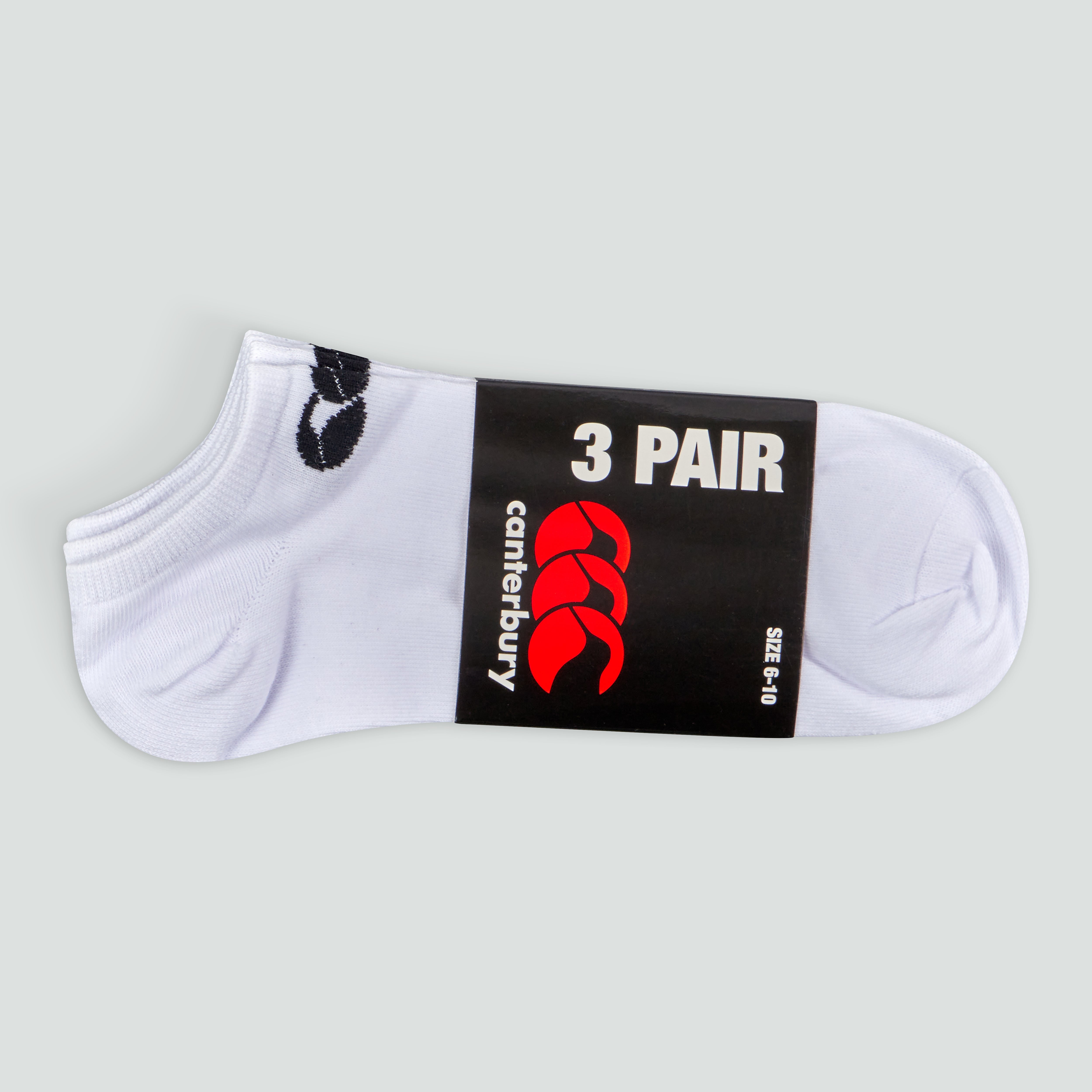 canterbury-trainer-liners-3-pack-adulto-unisex-blanco-negro image 2