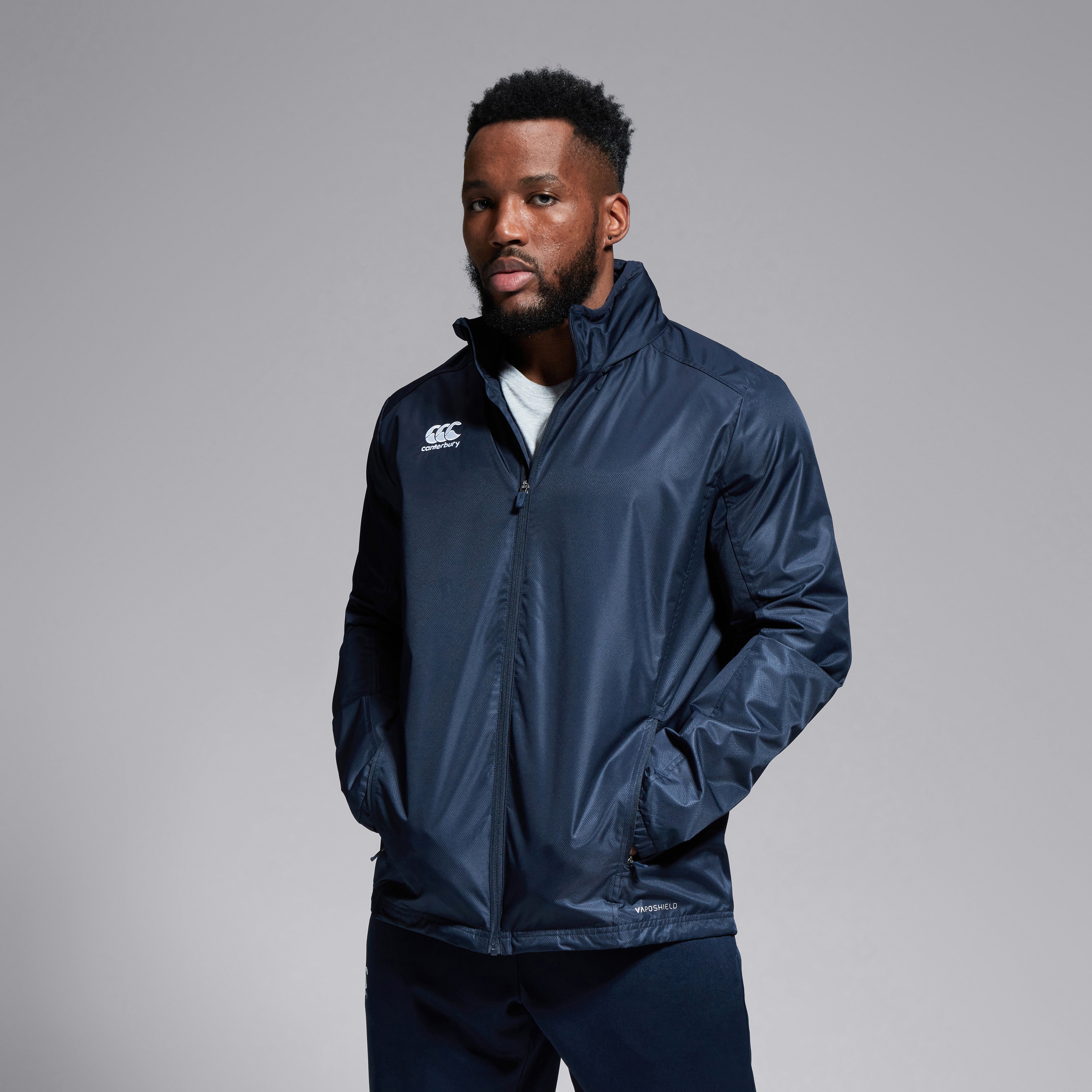 chaqueta-impermeable-canterbury-club-vaposhield-con-cremallera-completa-azul-mar image 2