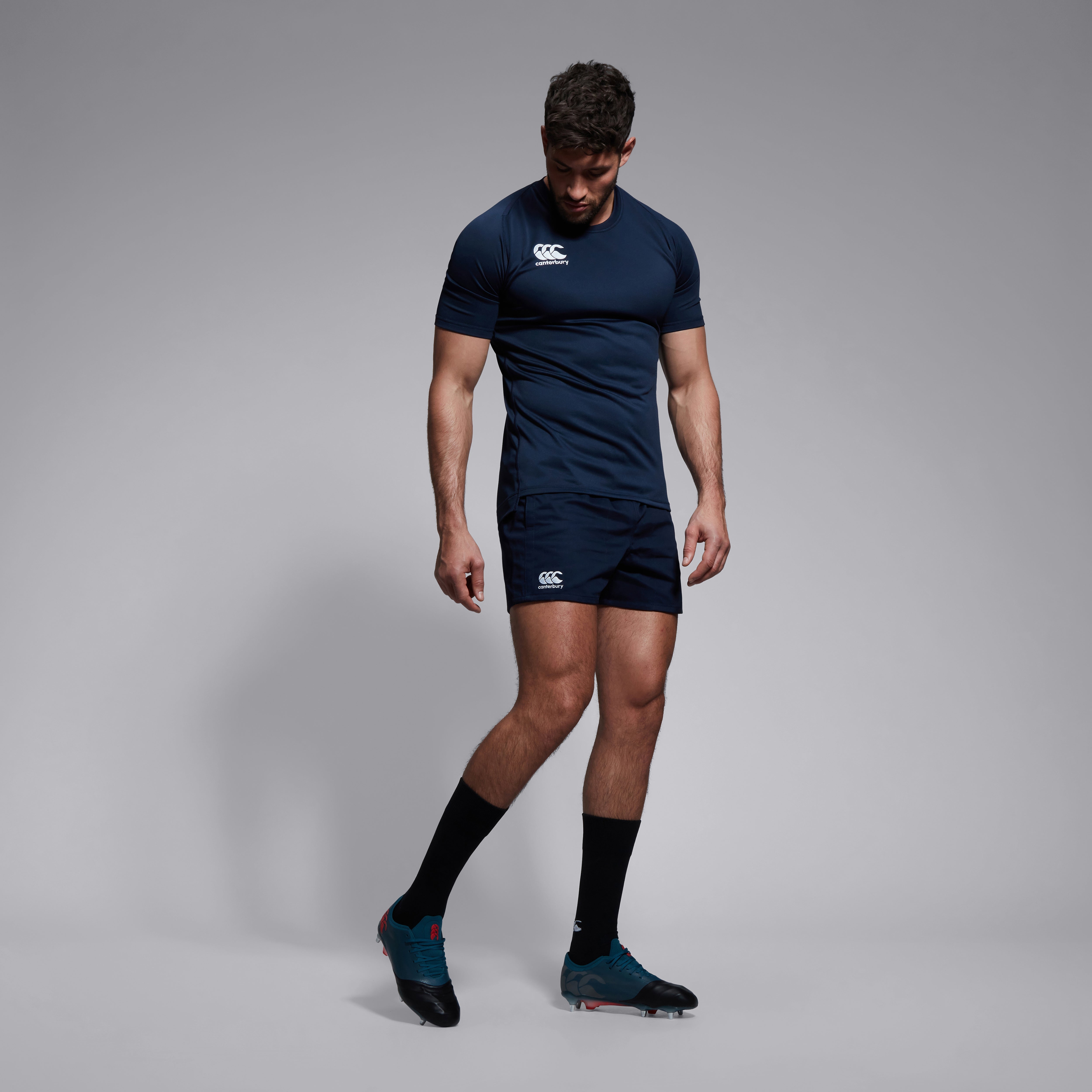 pantal-n-corto-canterbury-professional-cotton-short-azul-marino-para-hombre image 3