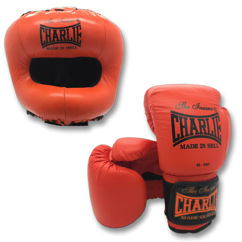 charlie-boxing-pack-m-boxeo-orange-guantes-y-casco-ahorra-20 image 1