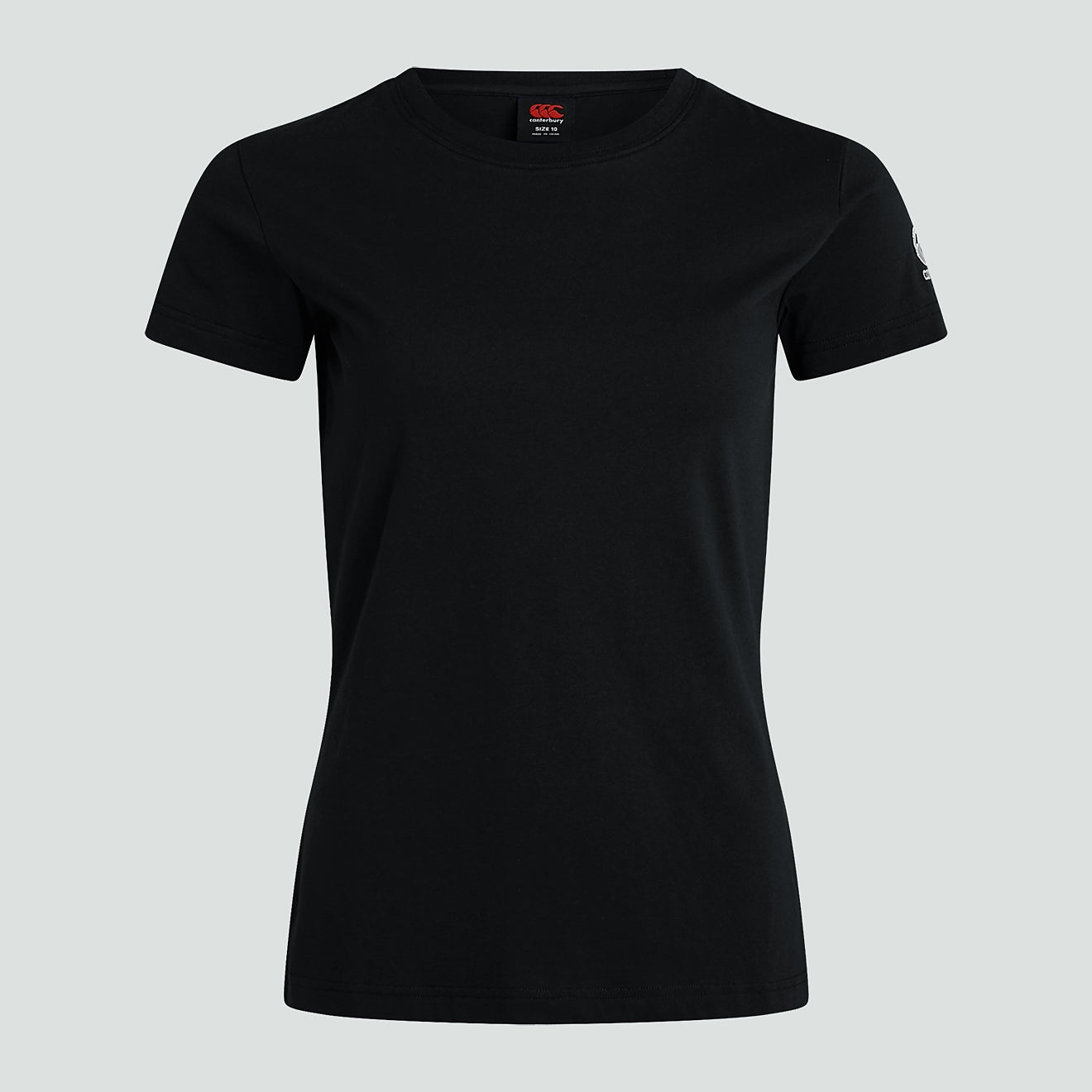 camiseta-canterbury-club-plain-para-mujer-negra image 1