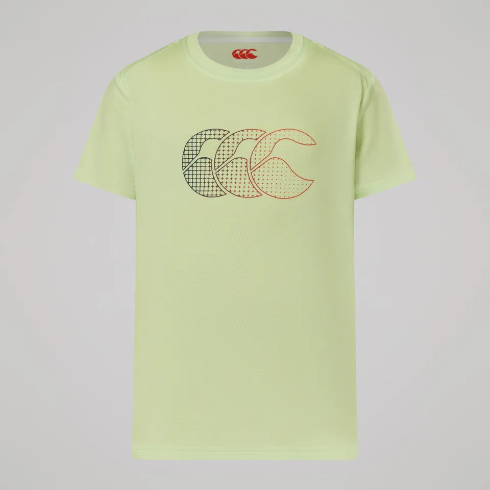 canterbury-junior-unisex-tempo-tee-verde image 1