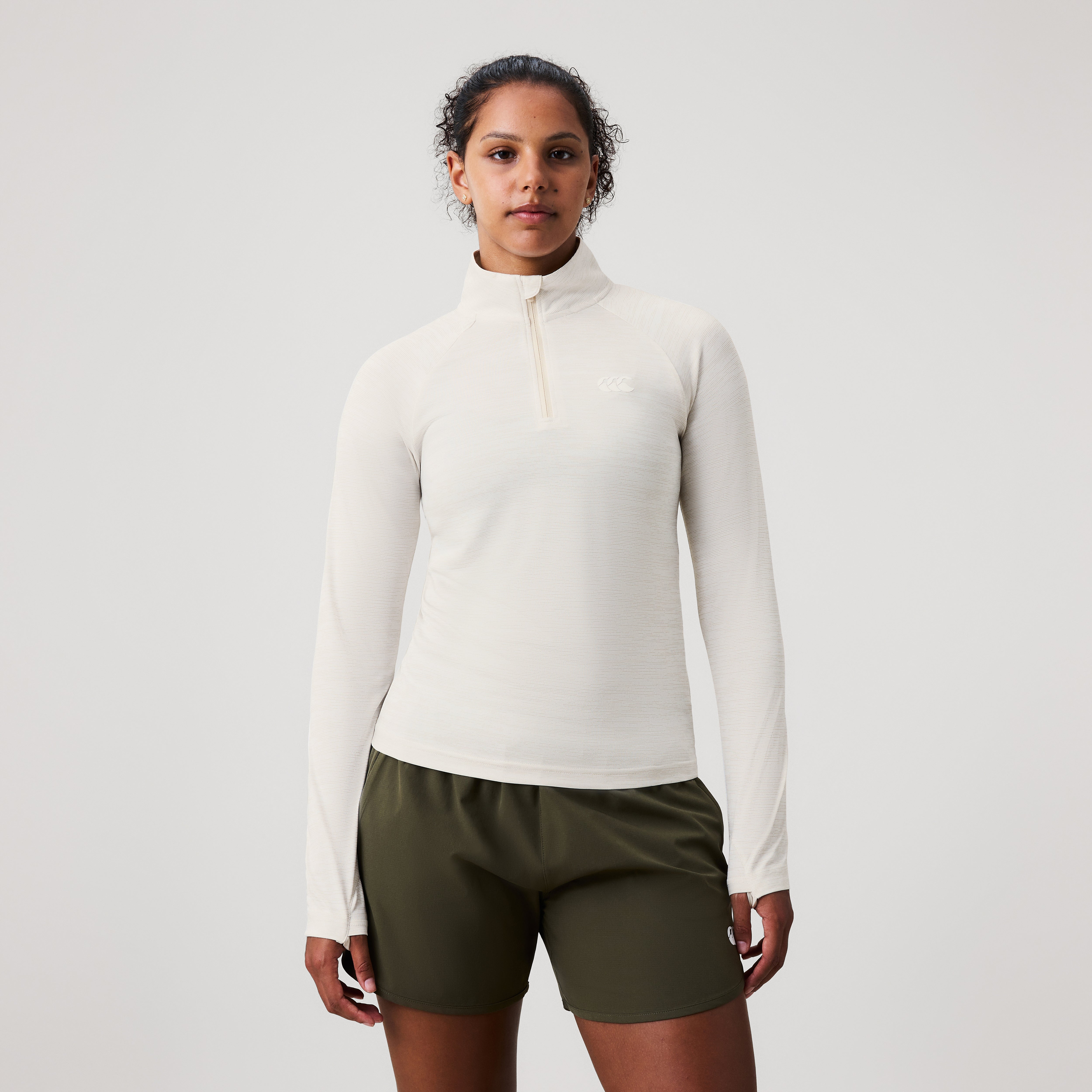 sudadera-de-media-cremallera-canterbury-tempo-1-4-zip-gris-para-mujer image 3