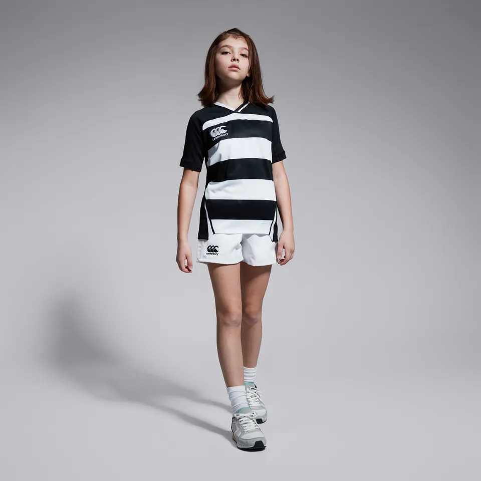 canterbury-junior-unisex-professional-polyester-short-white image 1