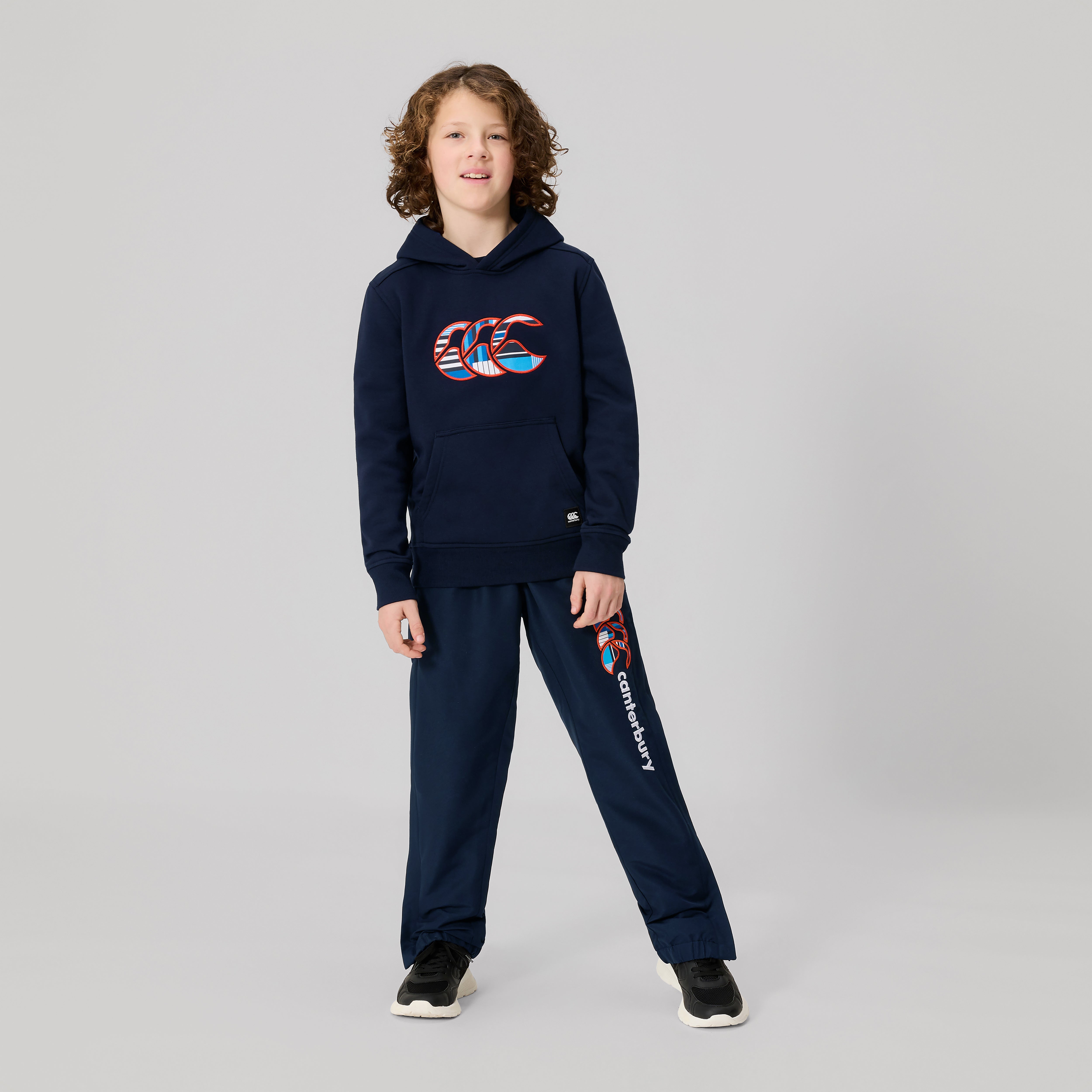 canterbury-uglies-sudadera-con-capucha-y-logo-para-ni-o-azul-marino image 2