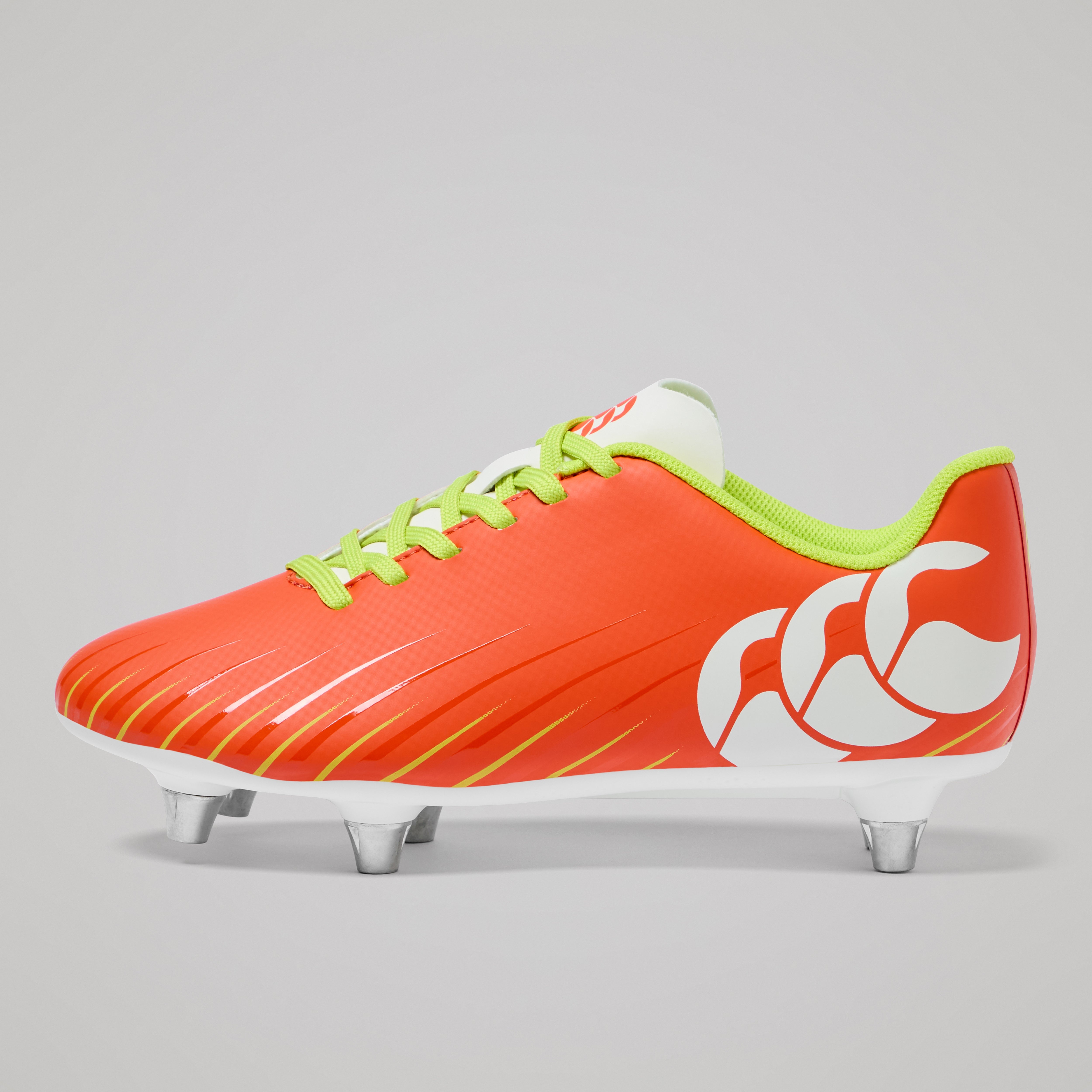 botas-de-rugby-canterbury-speed-falcon-soft-ground-naranjas-para-junior-unisex image 1