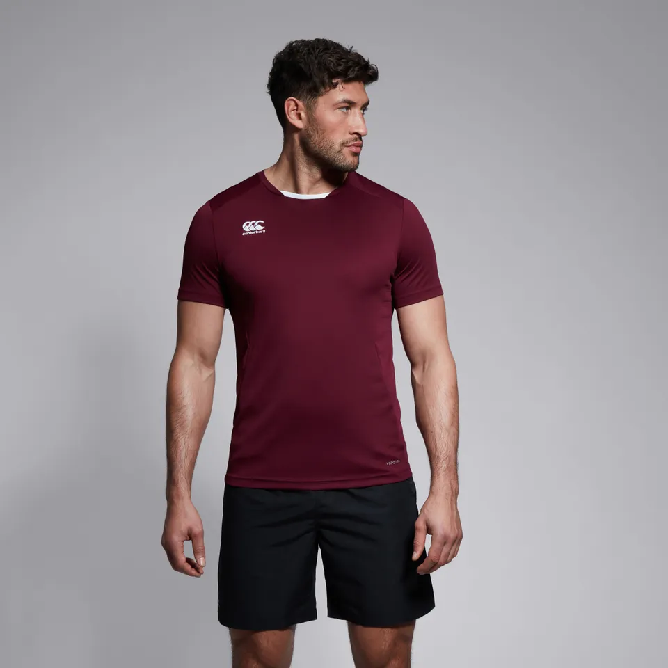 canterbury-club-dry-tee-maroon-camiseta-deportiva-de-hombre image 1
