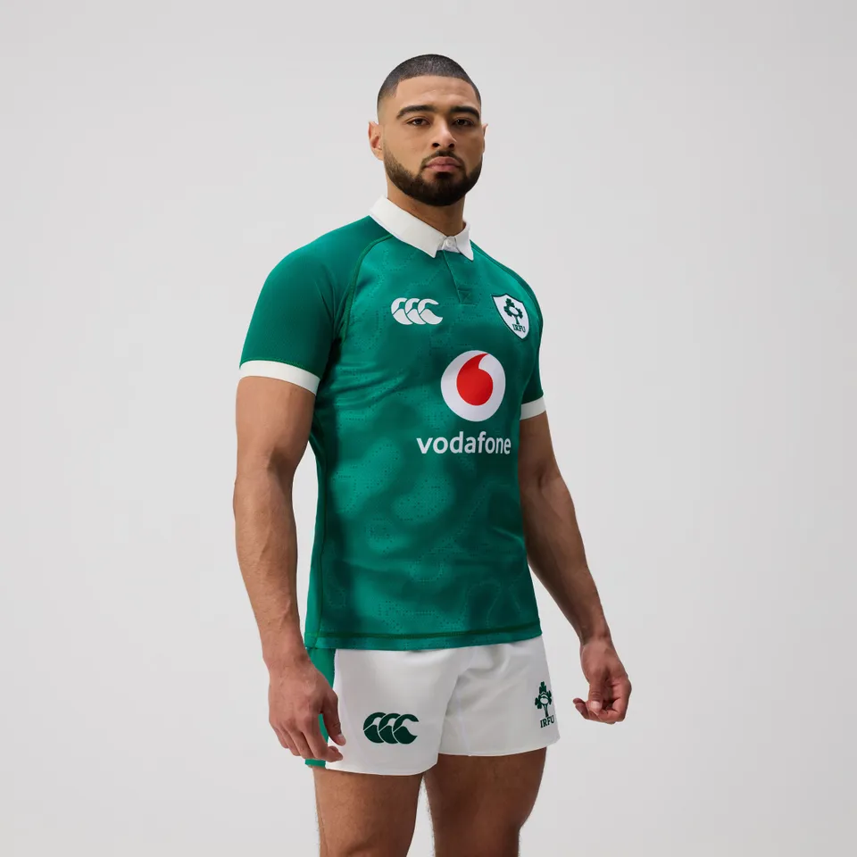 canterbury-camiseta-ireland-home-test-jersey-hombre-verde-blanco-rugby-slim-fit image 1
