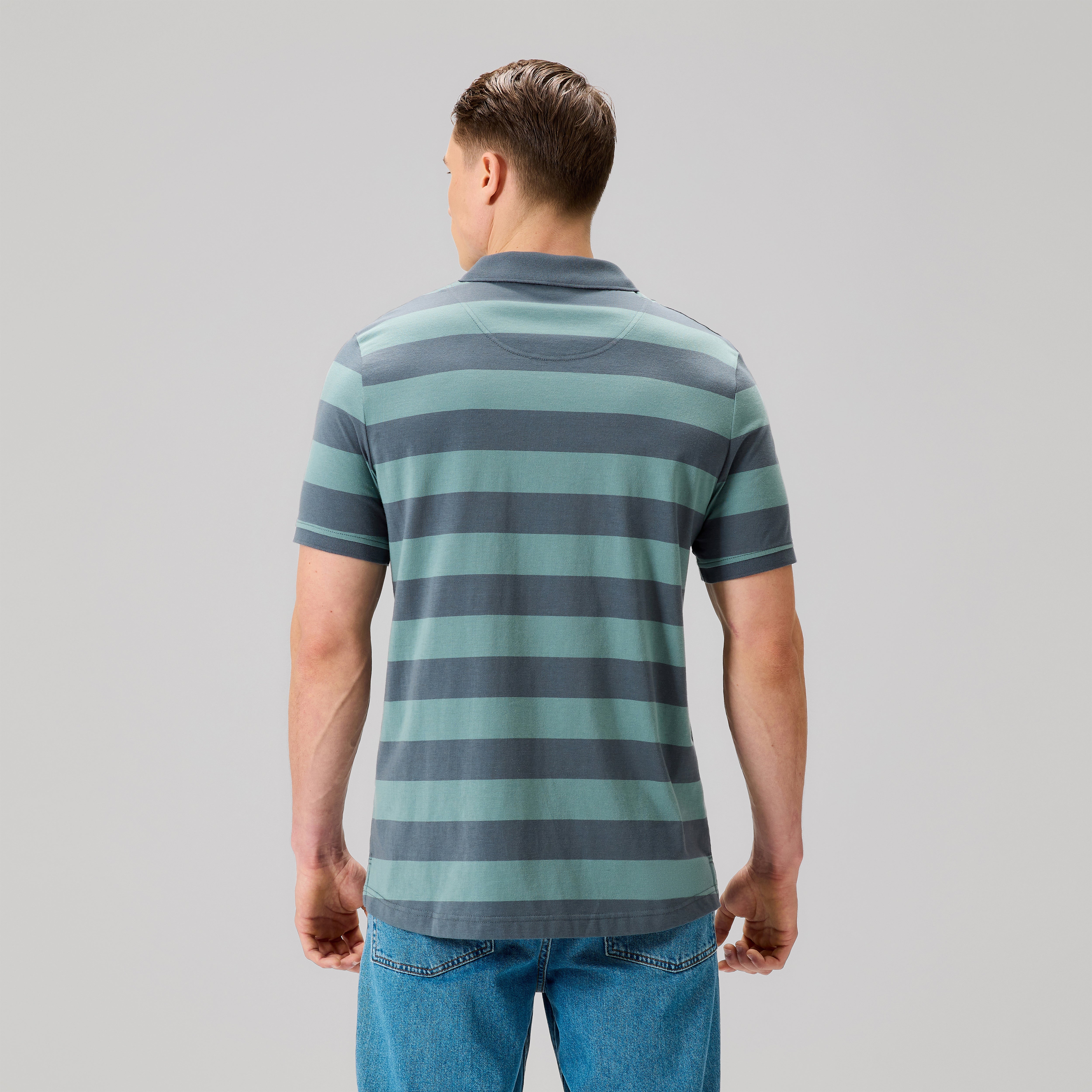 canterbury-mens-fundamentals-stripe-polo-shirt-grey image 5