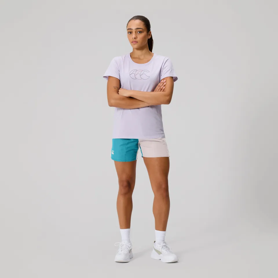 pantal-n-corto-canterbury-fundamentals-harletic-azul-para-mujer image 1