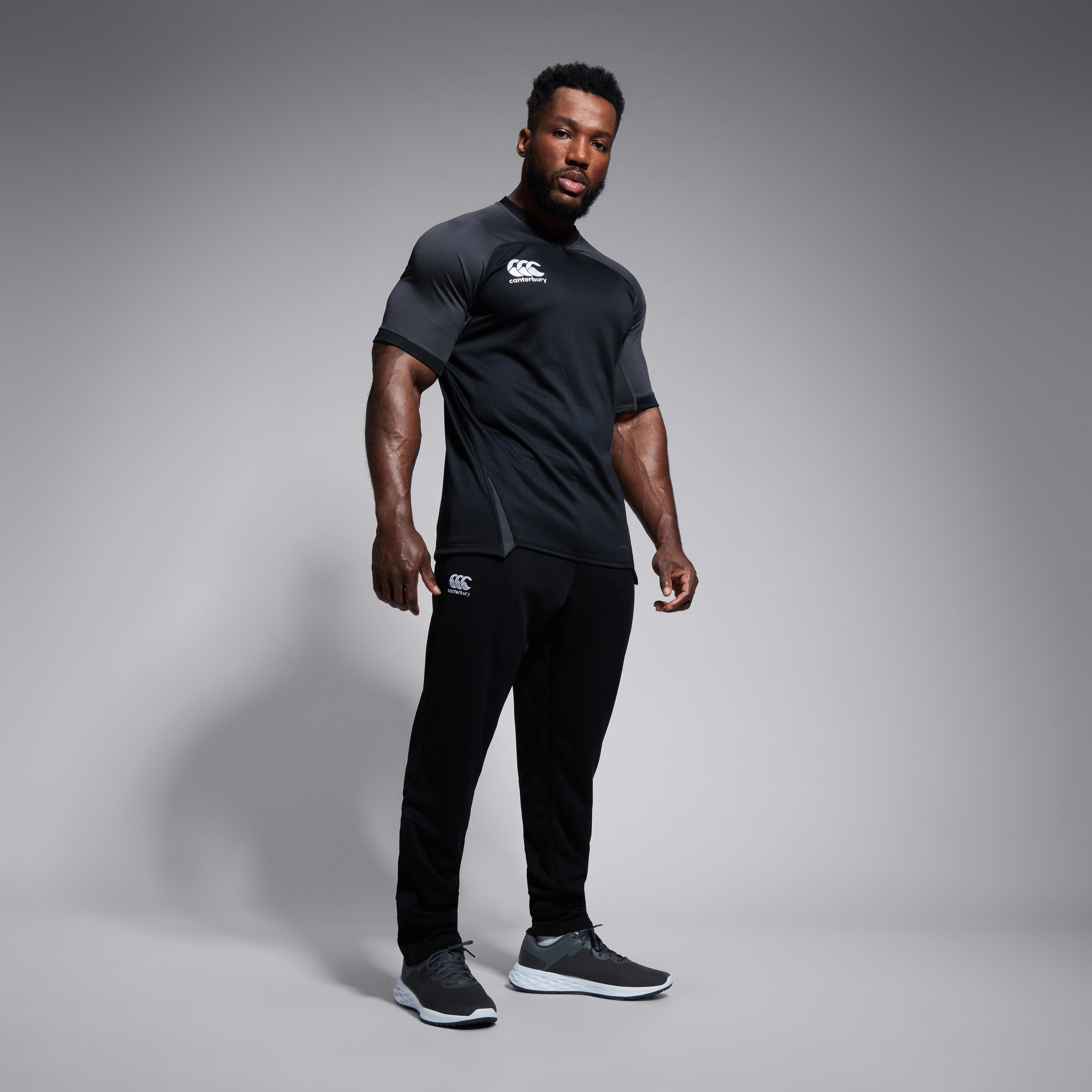 pantal-n-canterbury-stretch-tapered-para-hombre-negro image 3