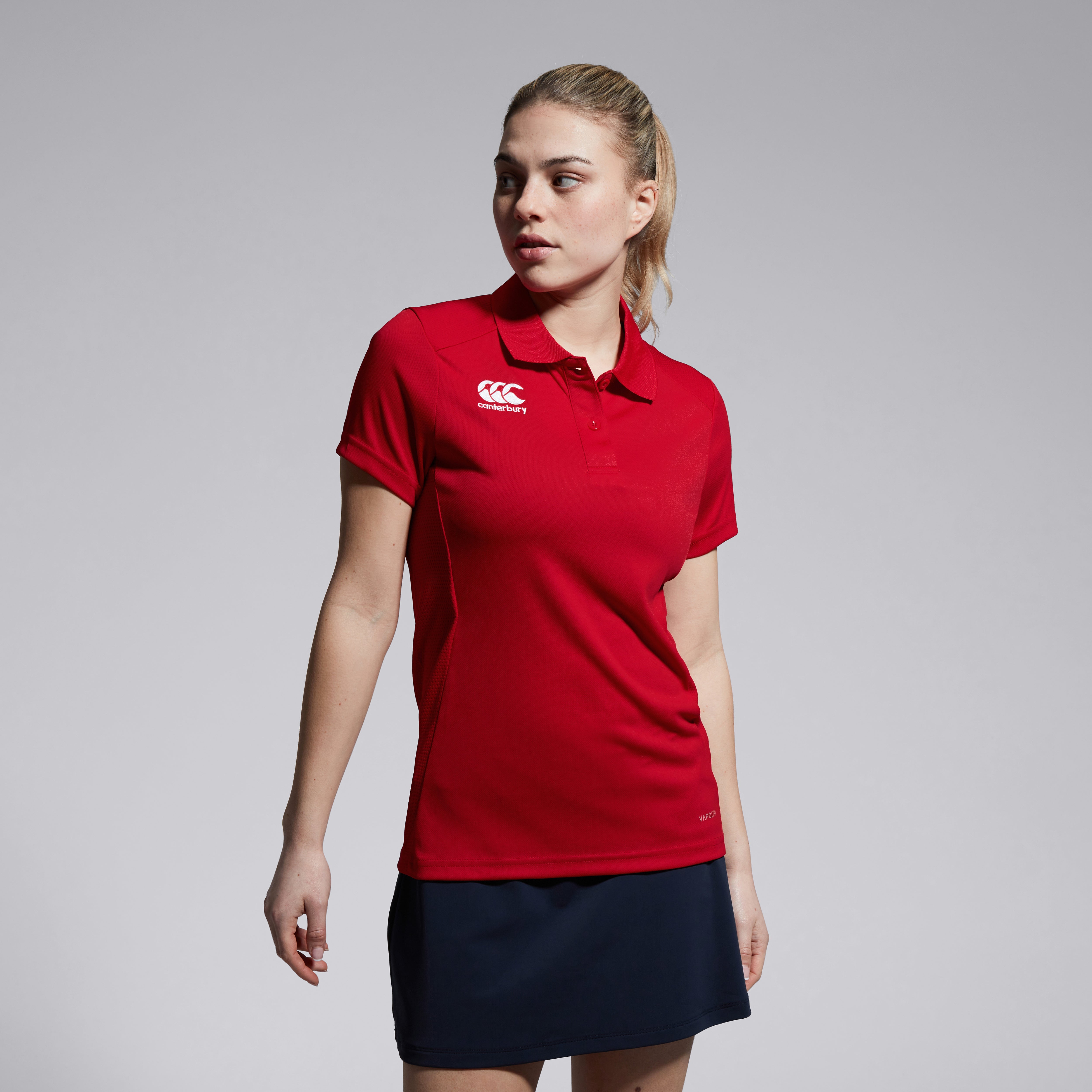 canterbury-club-dry-polo-mujer-rojo image 4