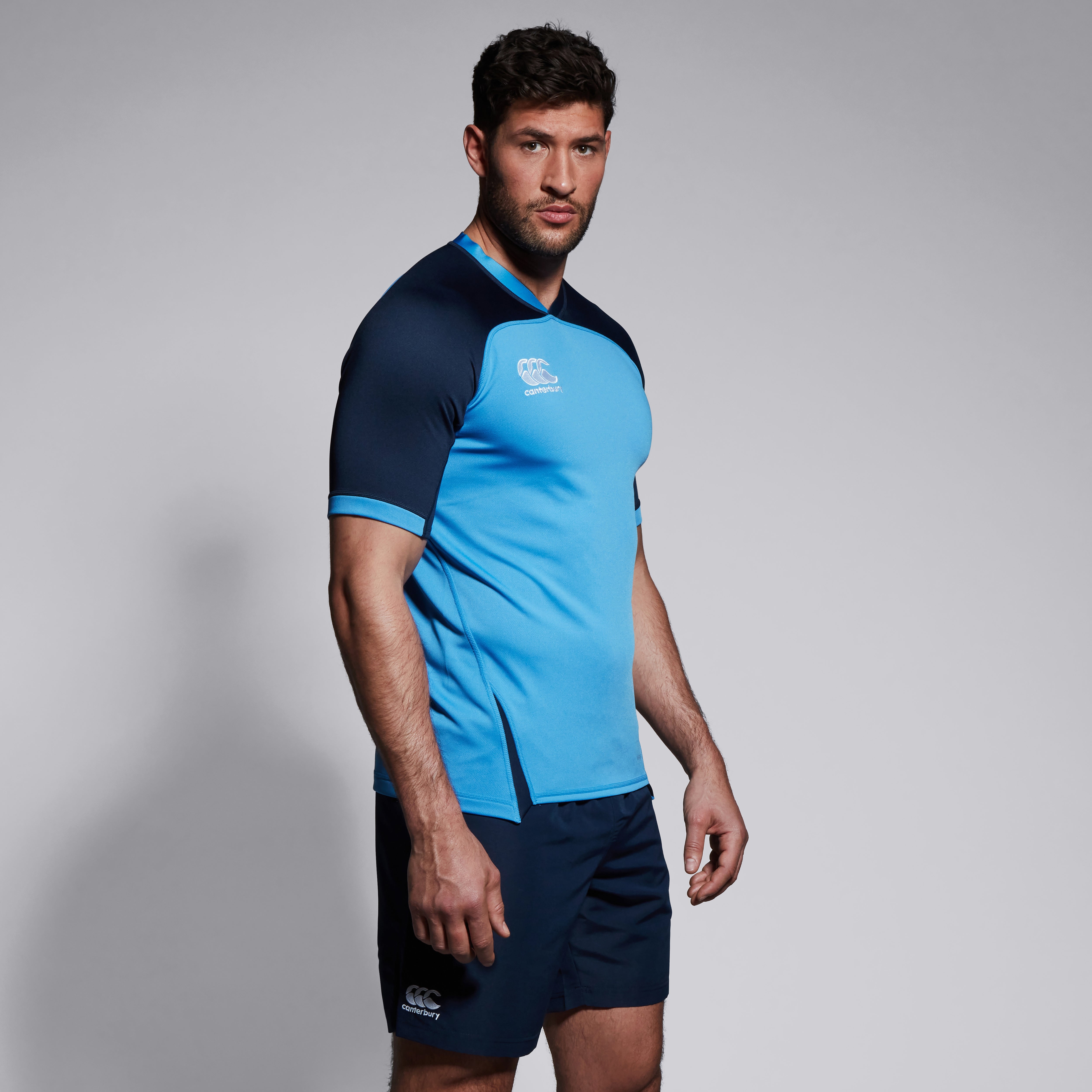 camiseta-de-rugby-canterbury-evader-azul-hombre image 2