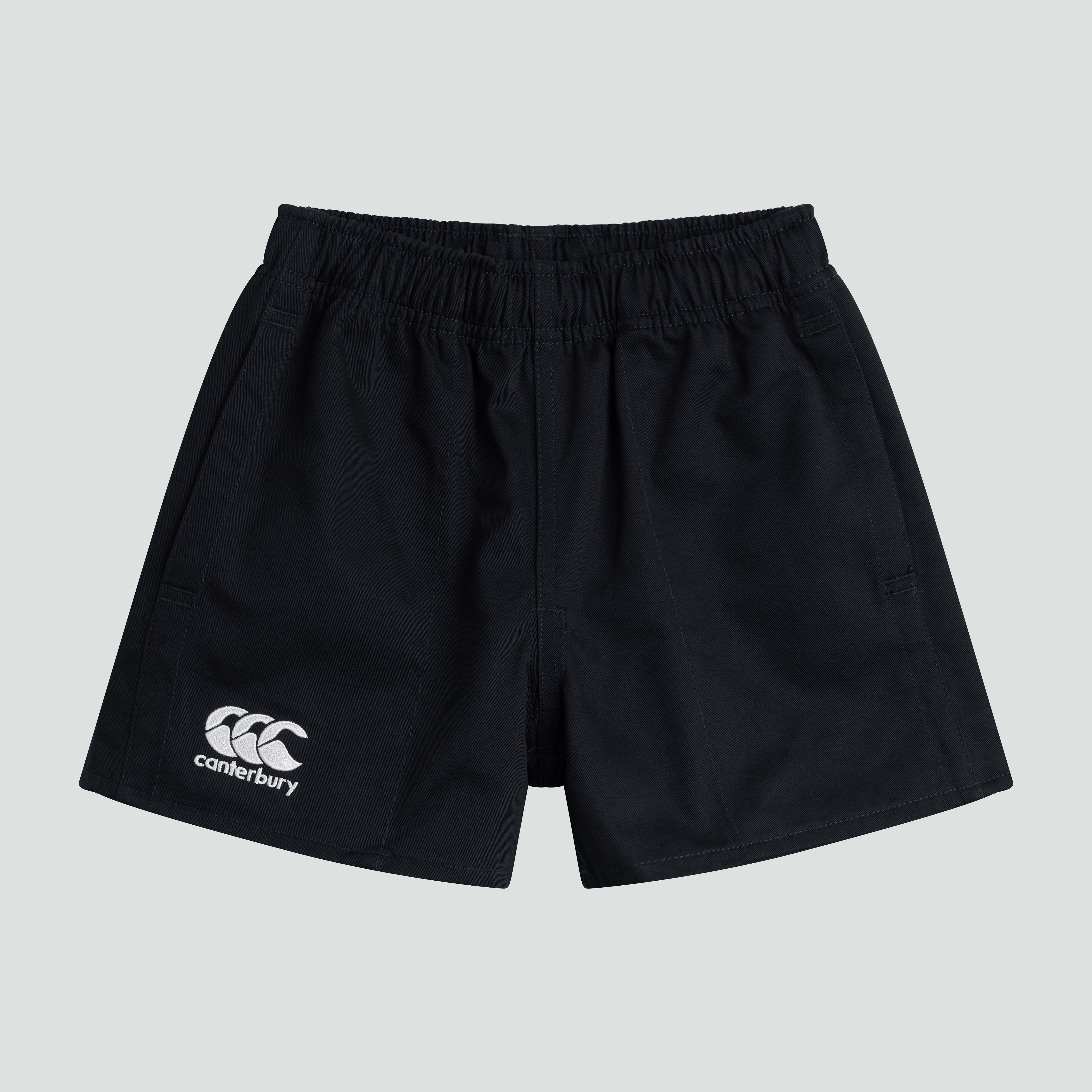 canterbury-professional-cotton-short-black-junior-unisex-pantal-n-corto-de-rugby image 3