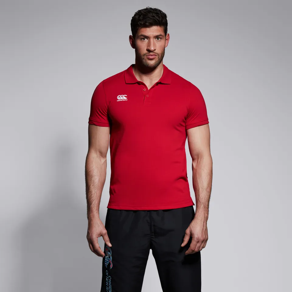 canterbury-waimak-polo-shirt-rojo-para-hombre image 1
