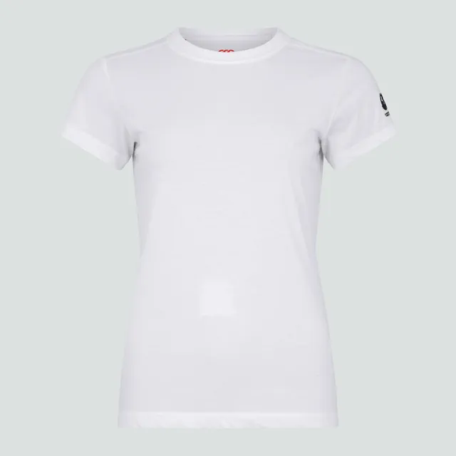 canterbury-club-plain-camiseta-cuello-redondo-mujer-blanca image 1