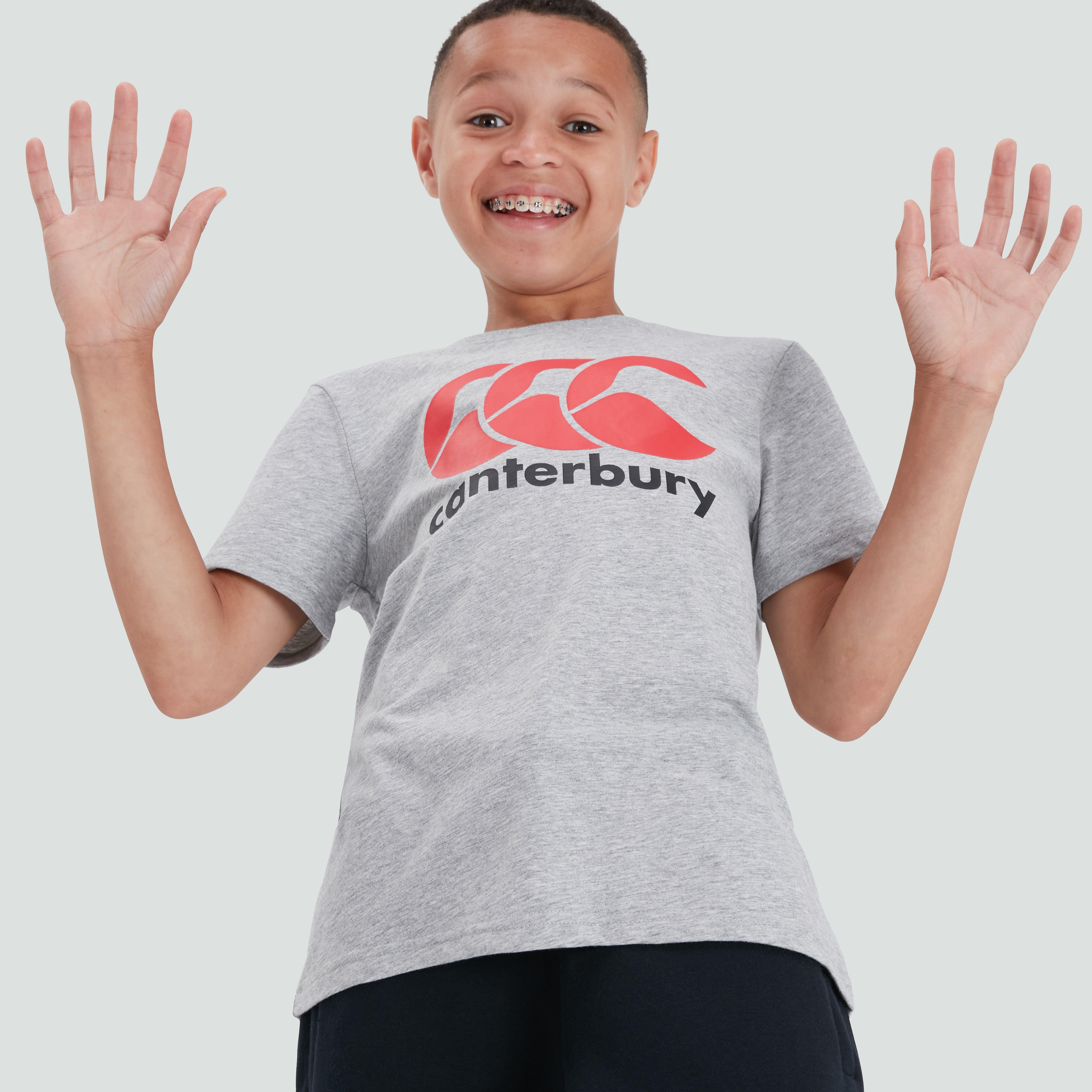 canterbury-ccc-logo-camiseta-junior-unisex-gris image 4