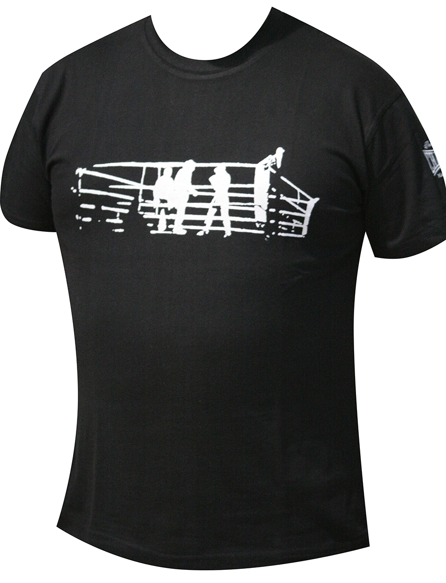 camiseta-de-boxeo-charlie-boxing-ring-manga-corta-bordado-en-manga-y-serigraf-a- image 1