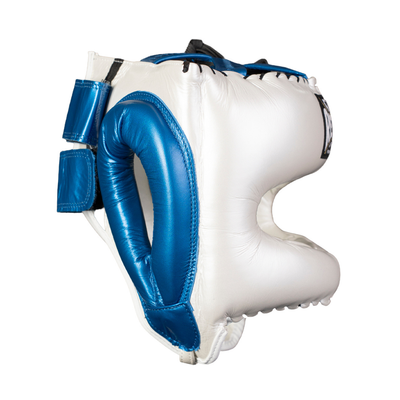 protector-de-cabeza-tradicional-cleto-reyes-en-piel-de-res-perla-azul-met-lico image 2