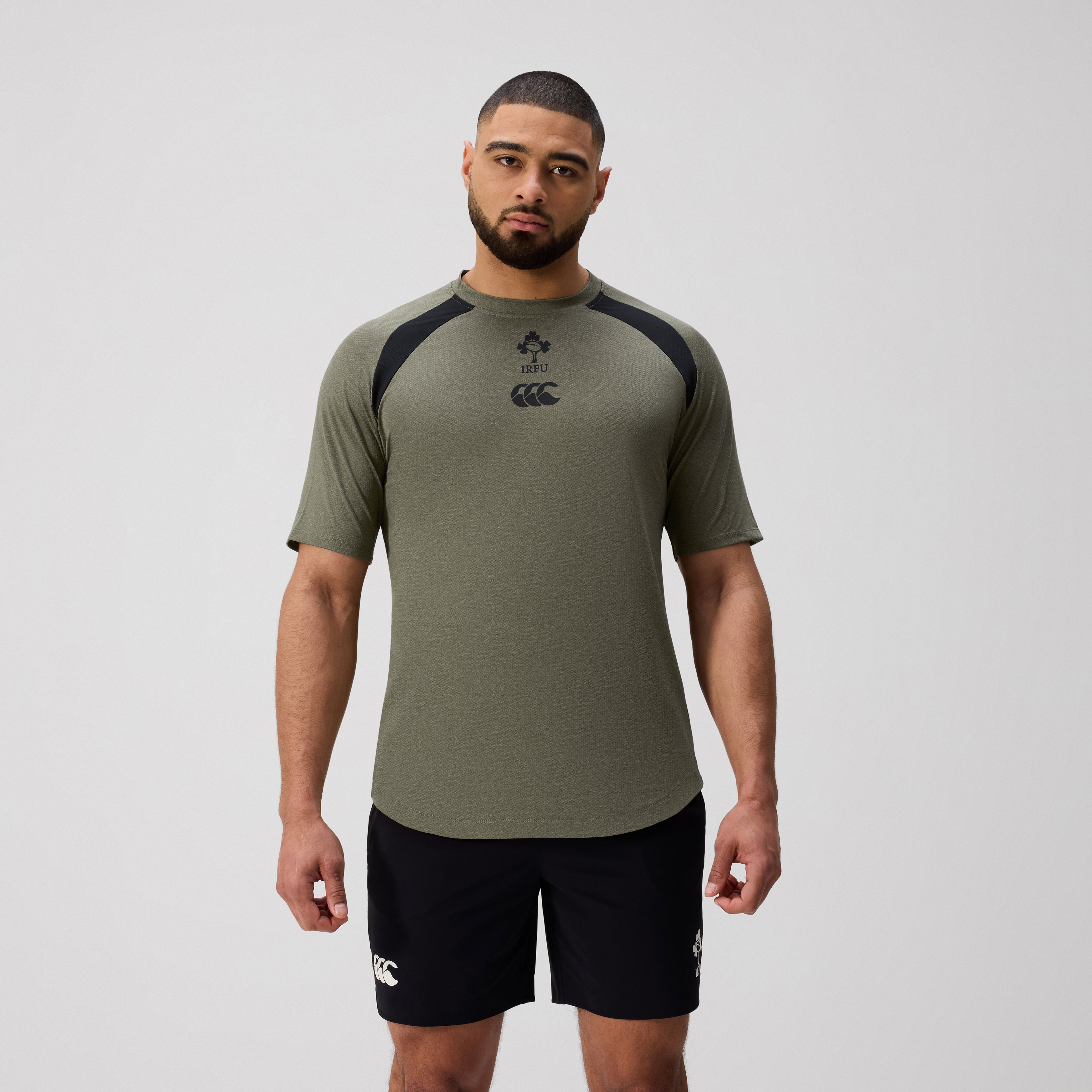 camiseta-canterbury-ireland-elite-training-tee-verde-para-hombre image 1