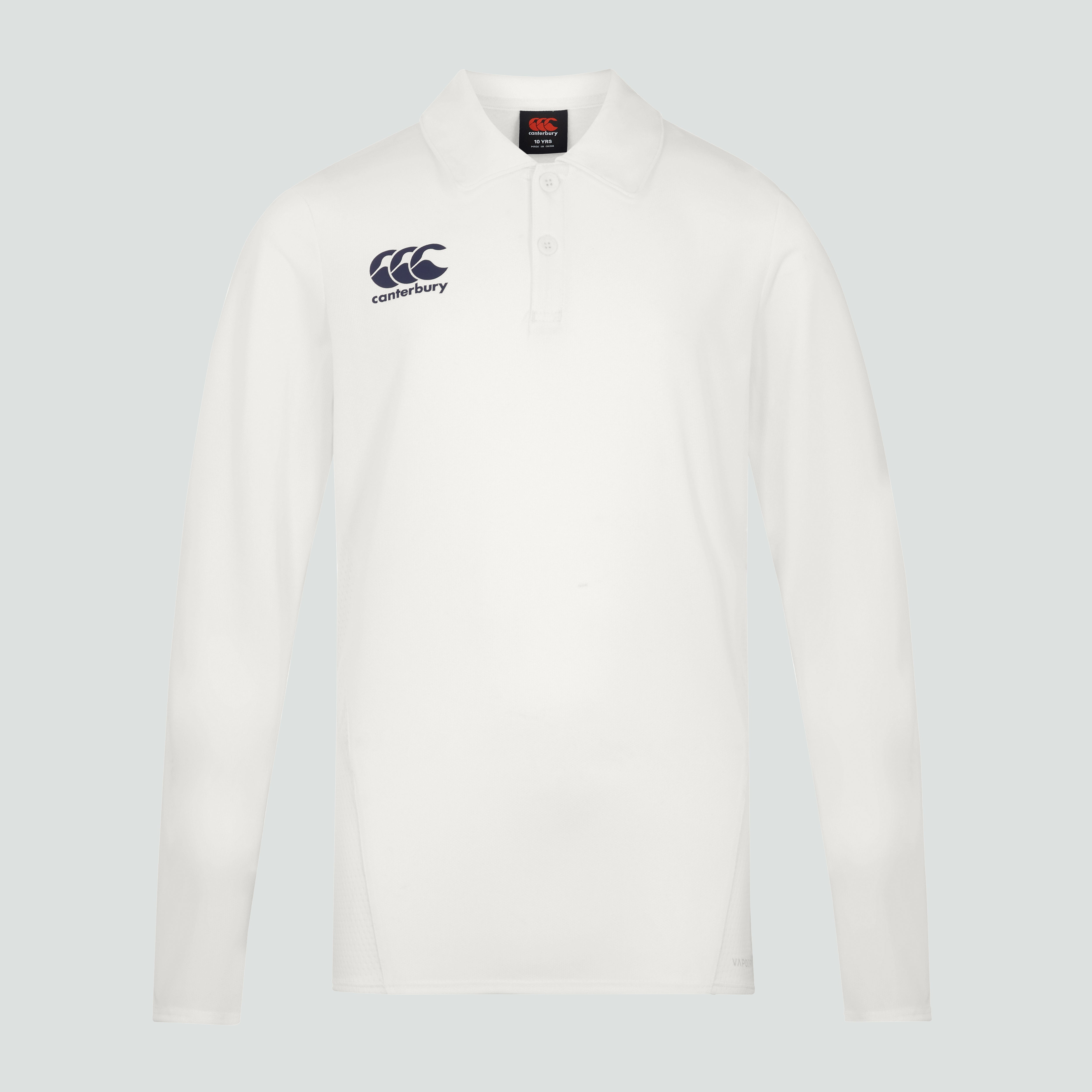 camiseta-polo-canterbury-cricket-manga-larga-crema-para-hombre image 1