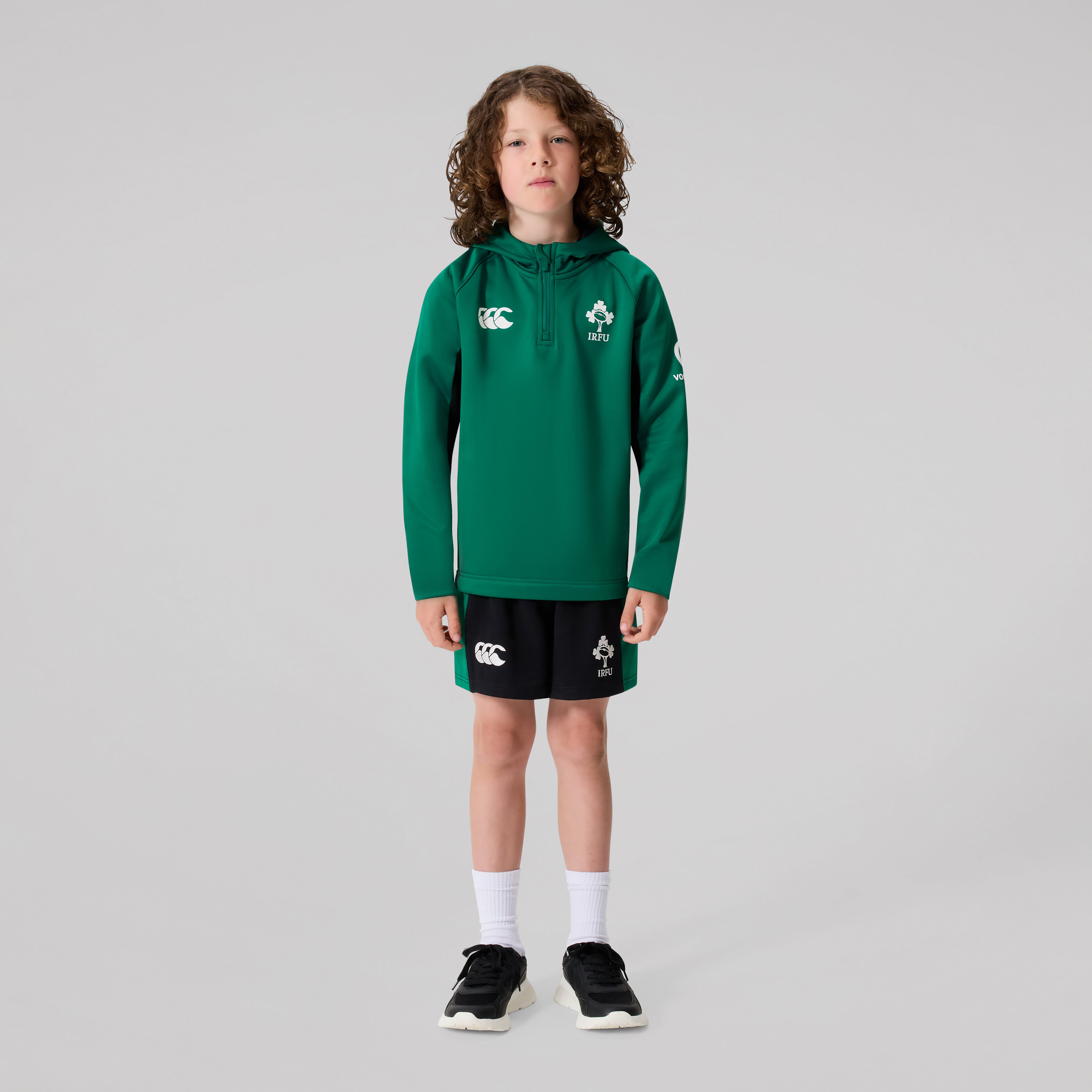 canterbury-junior-unisex-ireland-zip-training-hoody-verde image 3