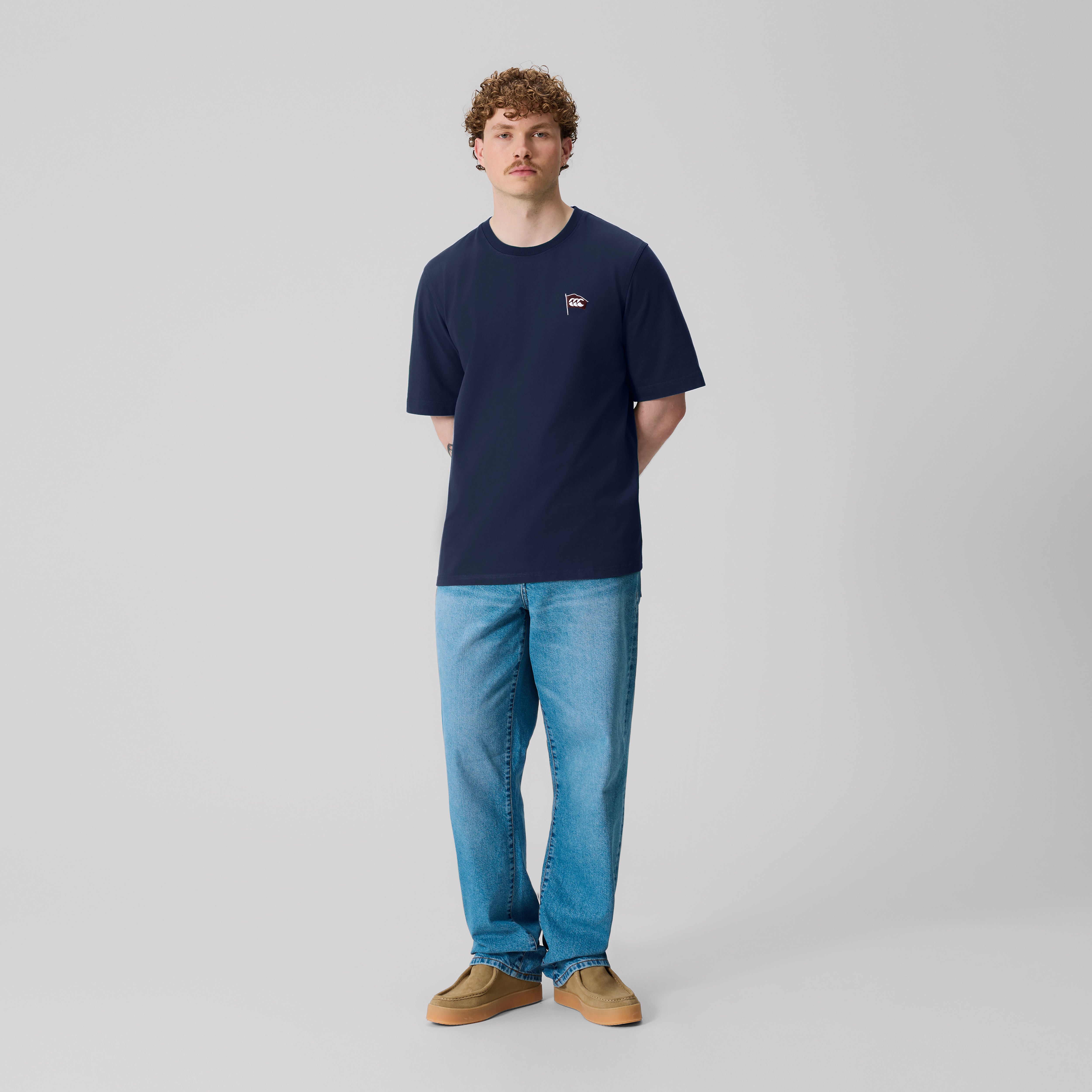 canterbury-camiseta-cl-sica-para-hombre-azul-marino image 3