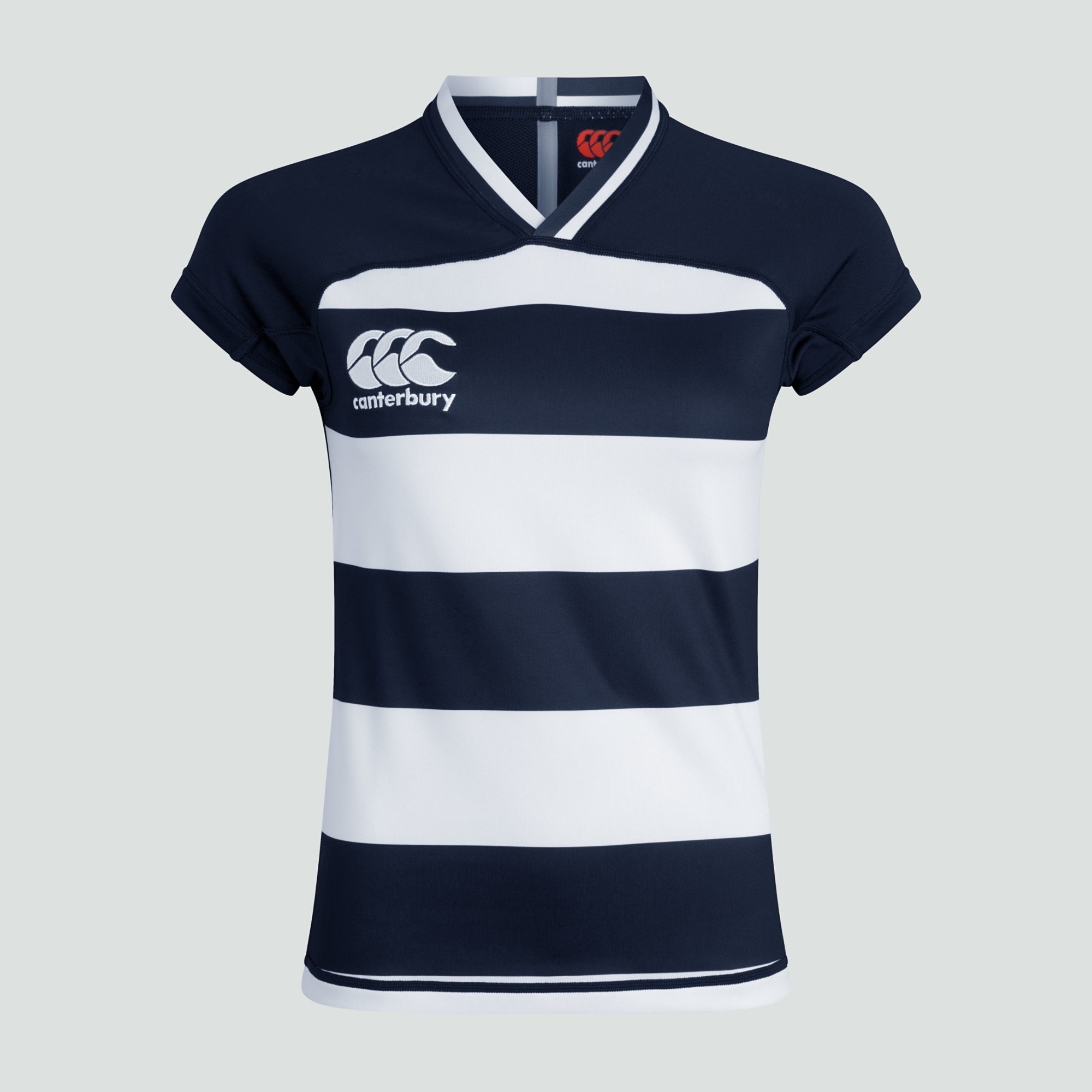 canterbury-vapodri-evader-hooped-jersey-azul-marino-mujer image 1