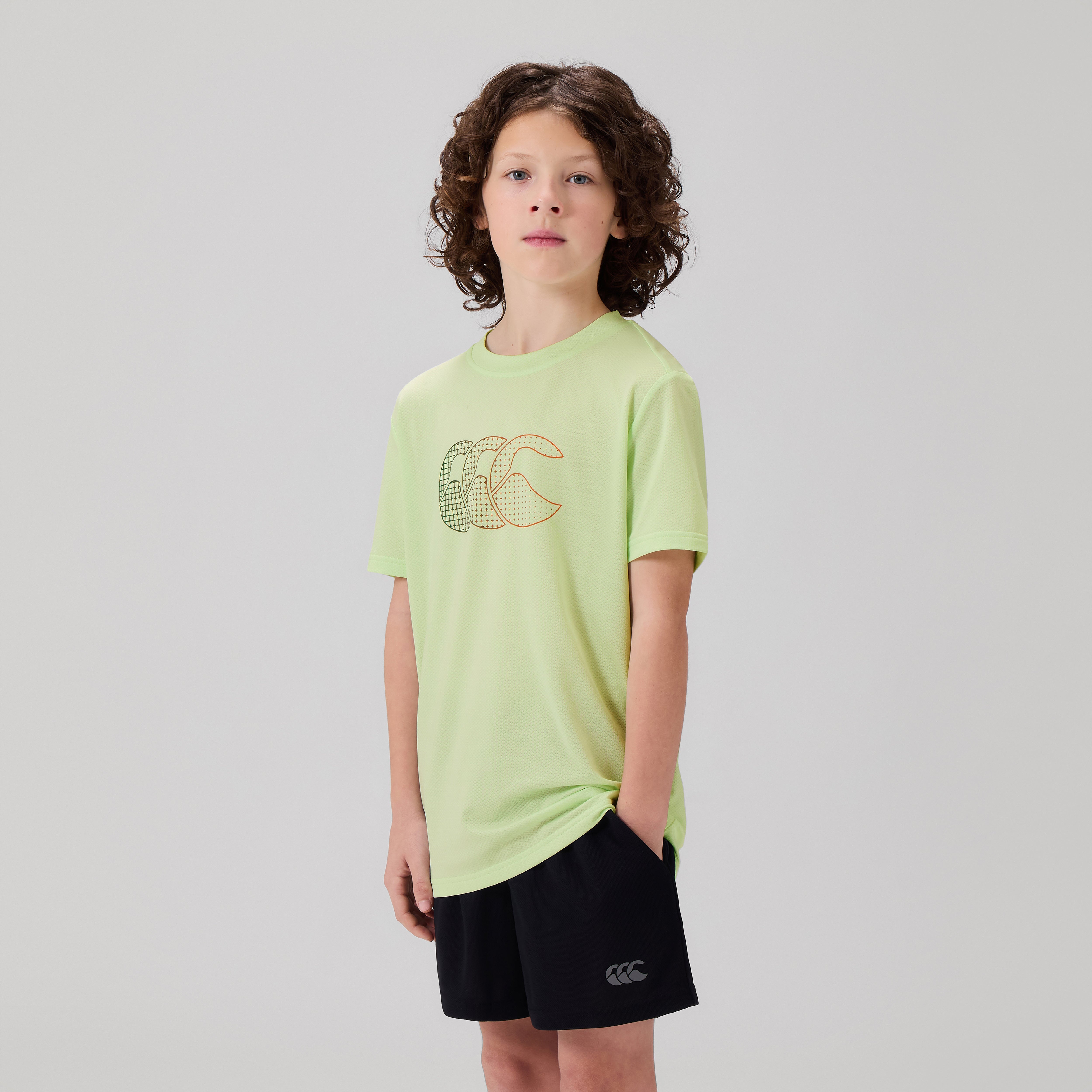 canterbury-junior-unisex-tempo-tee-verde image 4