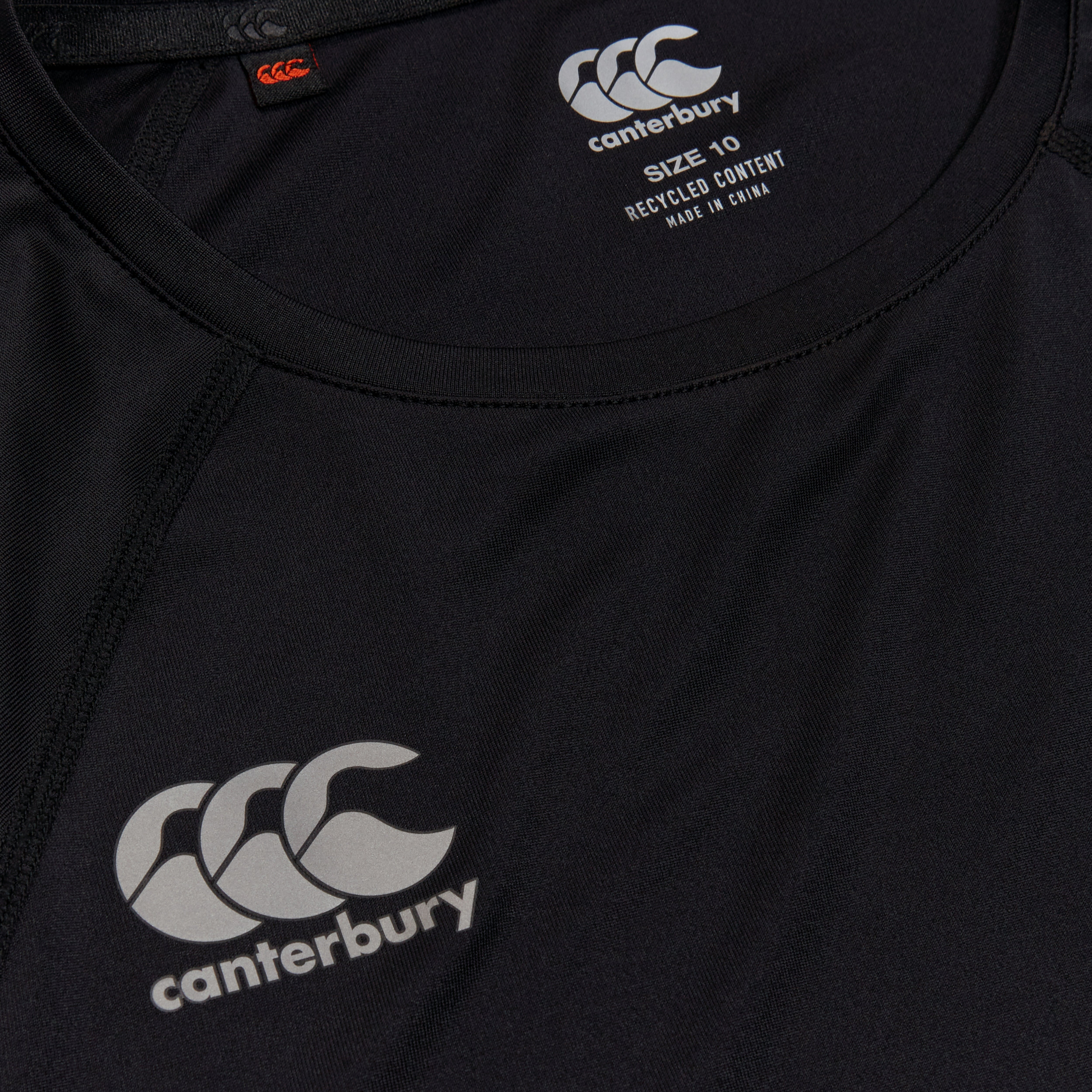 camiseta-canterbury-superlight-manga-corta-negra-para-mujer image 3