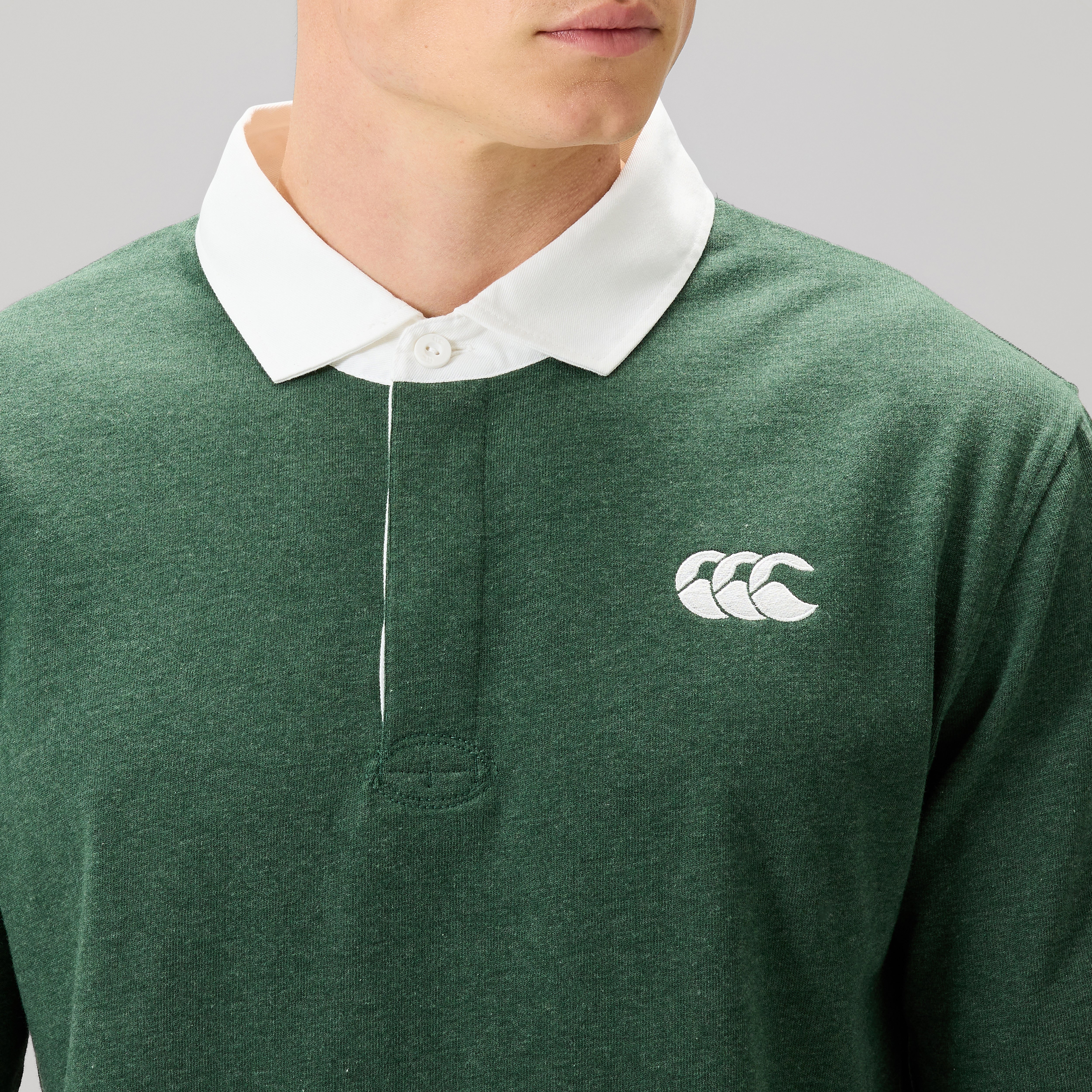 canterbury-fundamentals-rugby-jersey-verde-para-hombre image 5