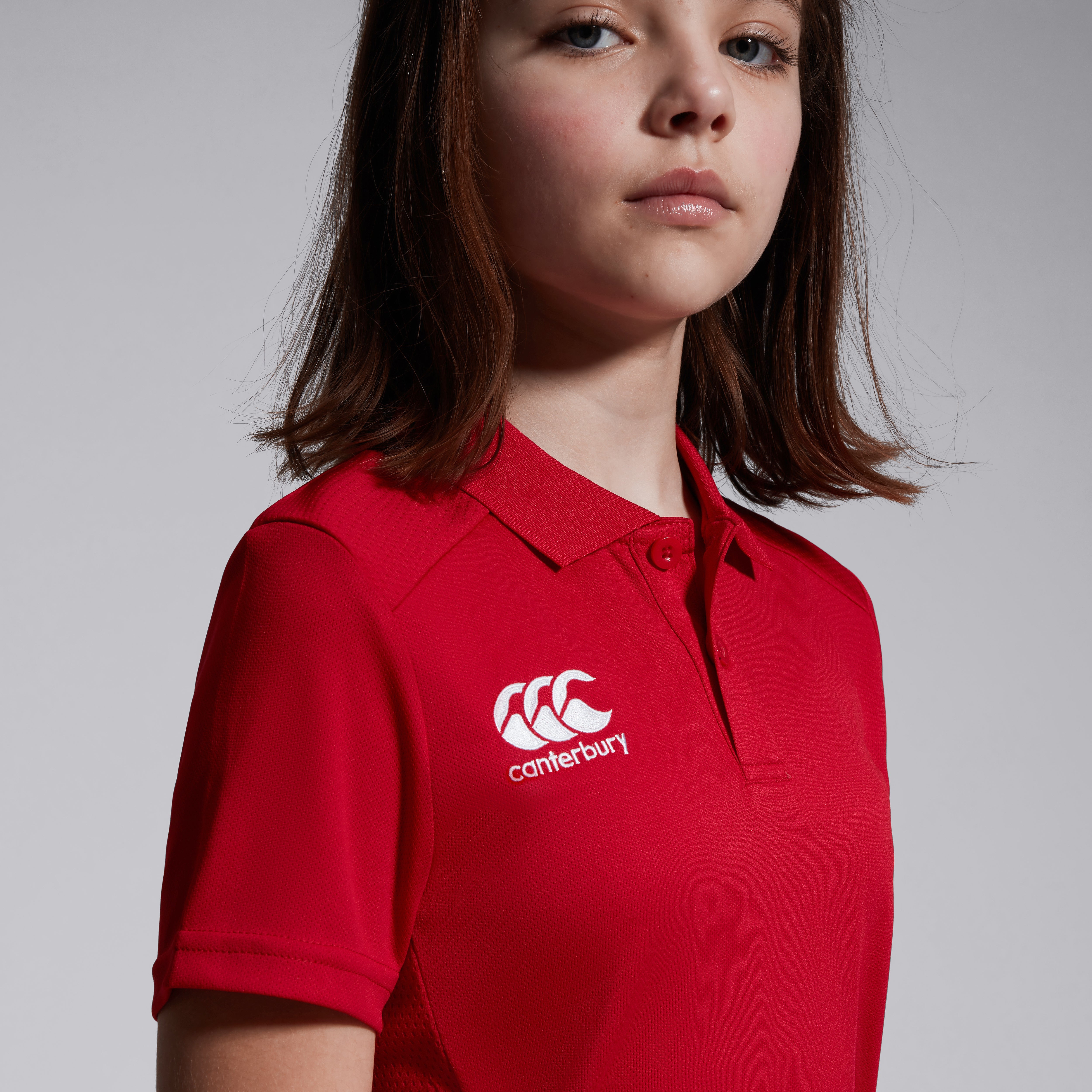 canterbury-club-dry-polo-shirt-rojo-junior-unisex image 7