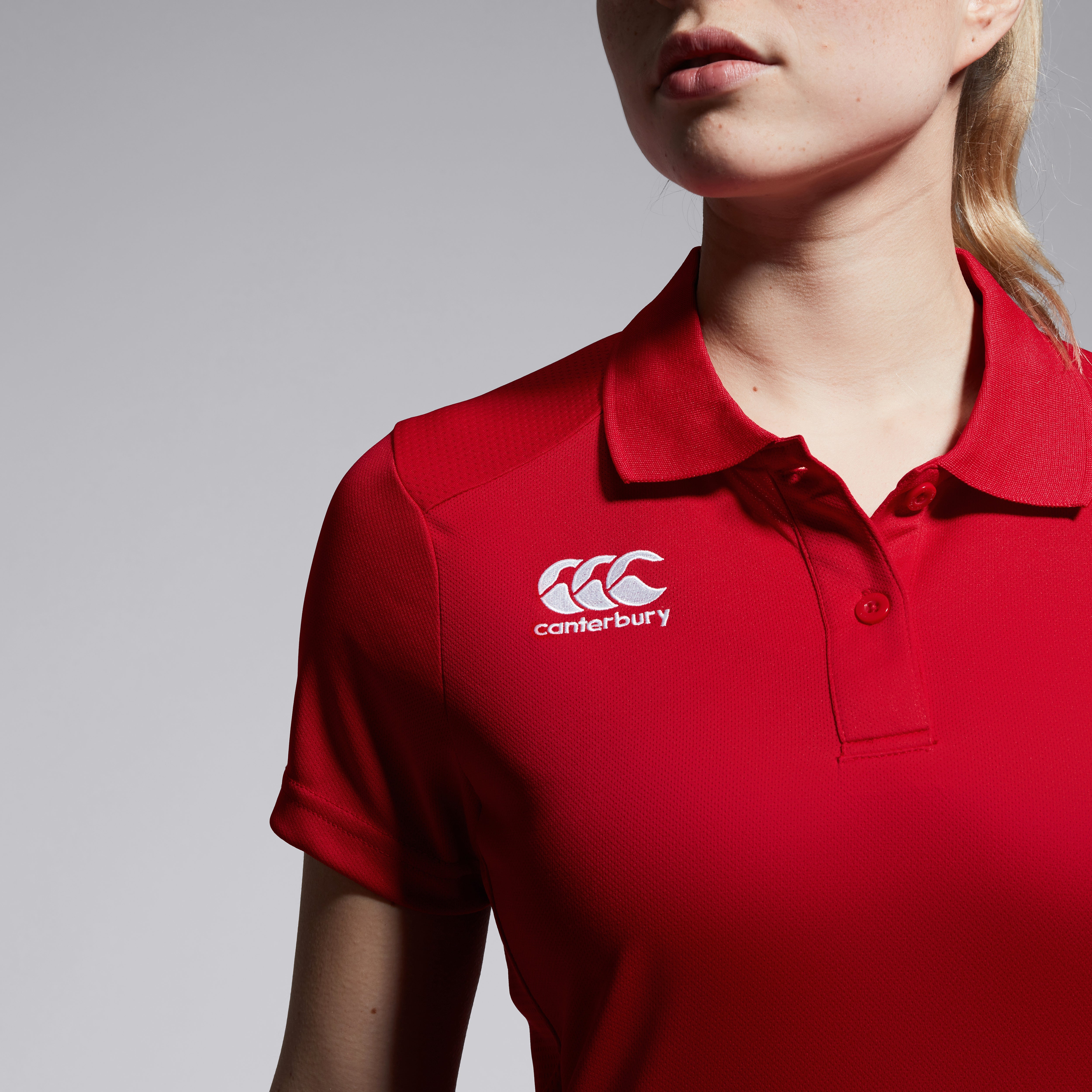 canterbury-club-dry-polo-mujer-rojo image 7