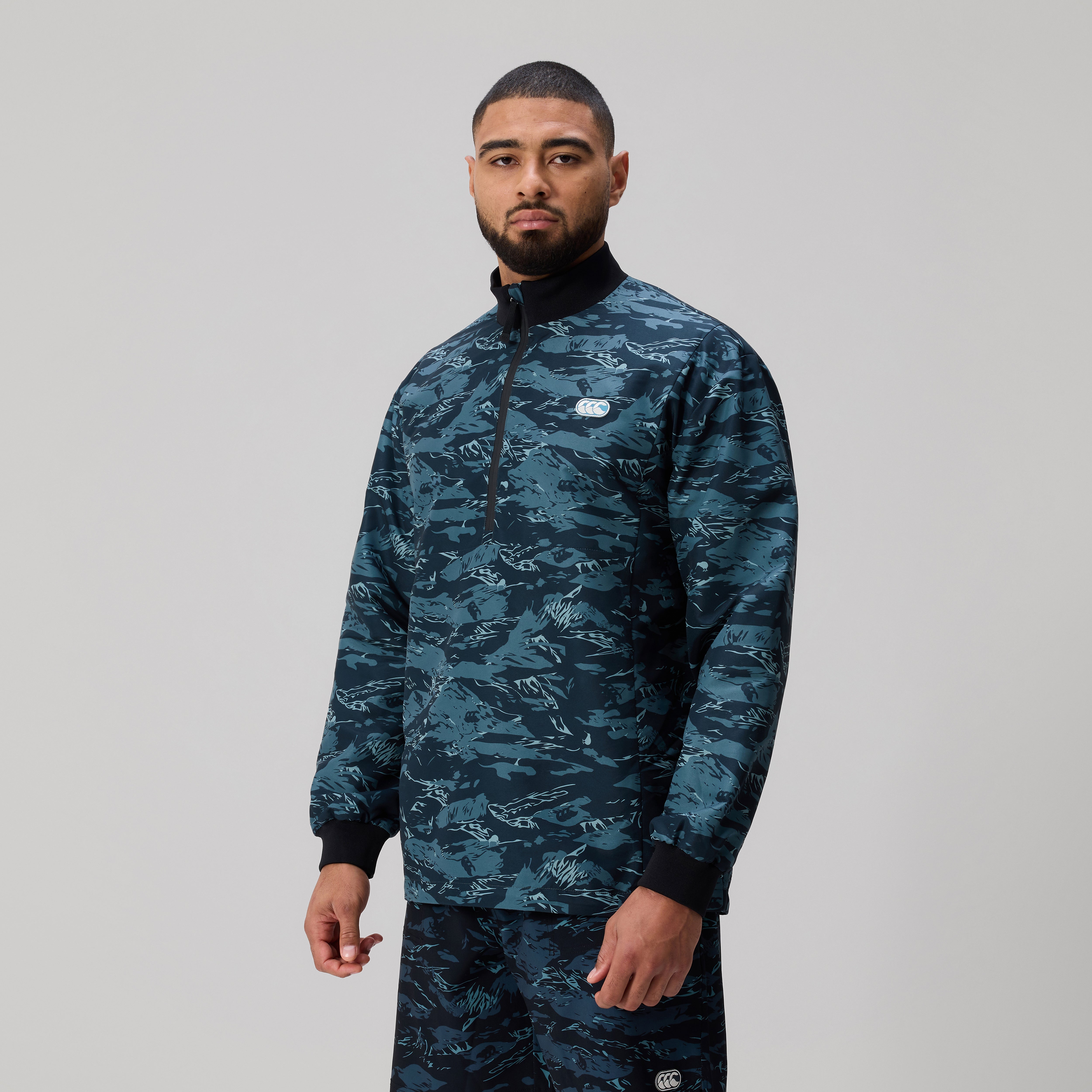 canterbury-force-1-4-zip-chaqueta-gris-hombre image 4