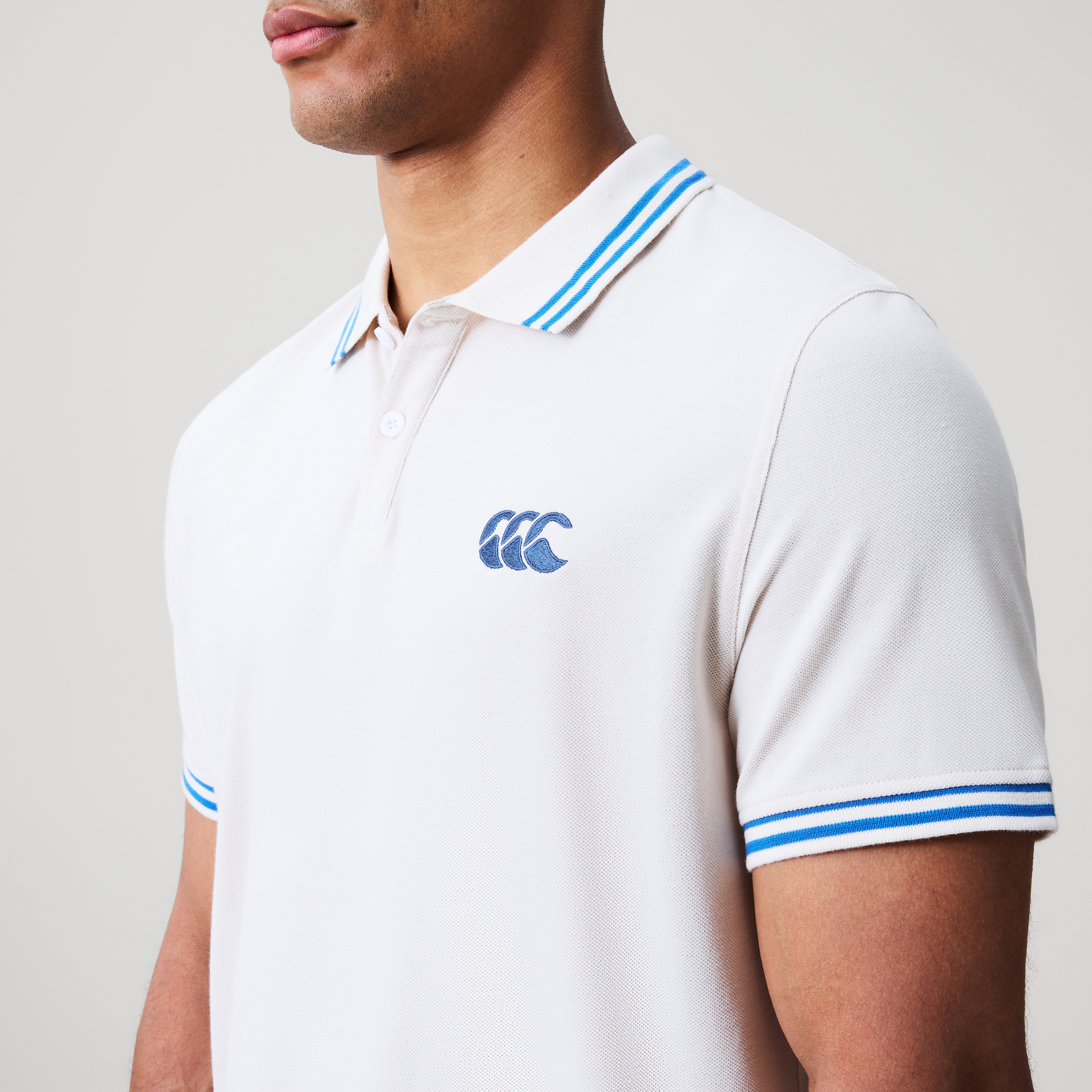 polo-canterbury-solid-pique-gris-para-hombre image 7
