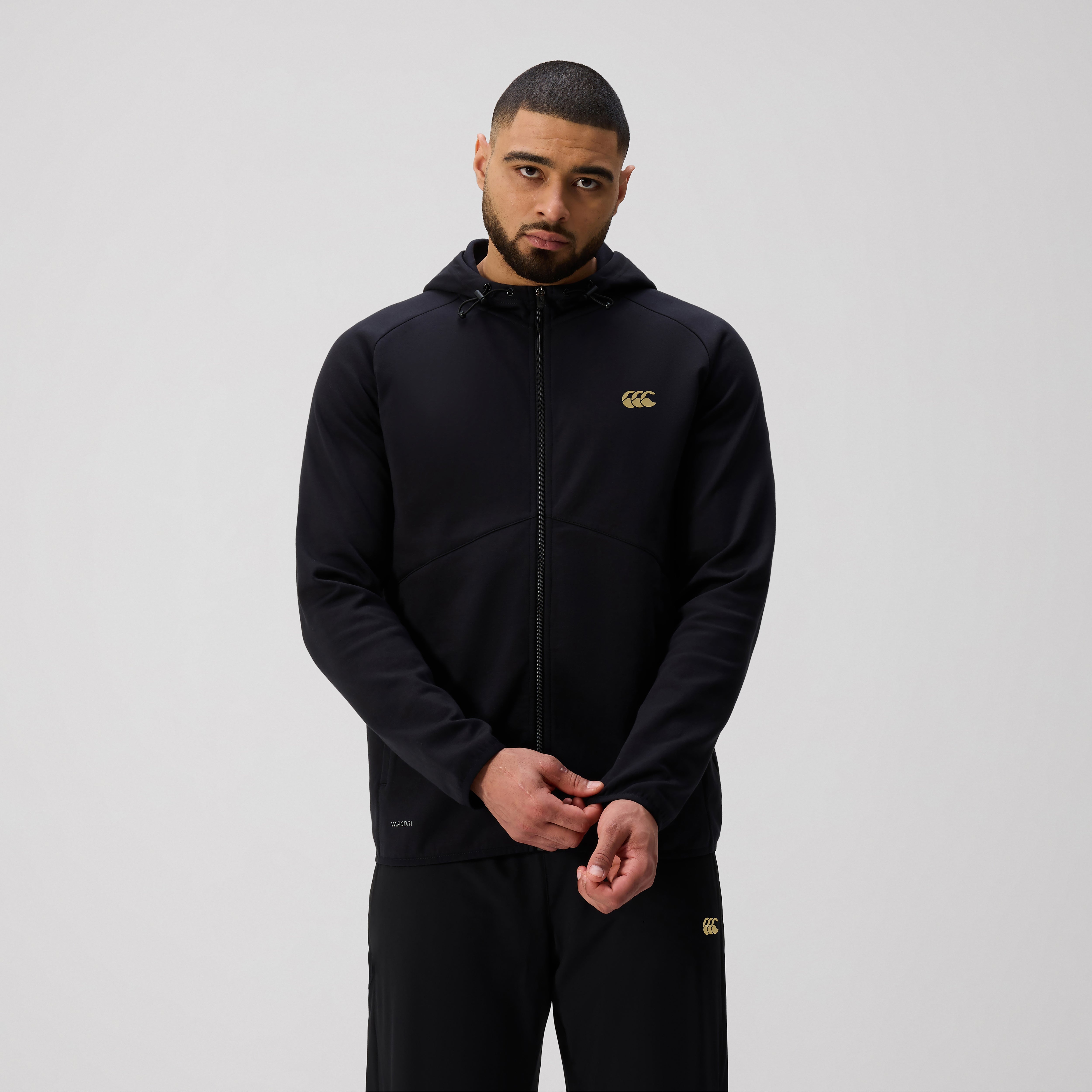 canterbury-tempo-full-zip-hoodie-negro-para-hombre image 1