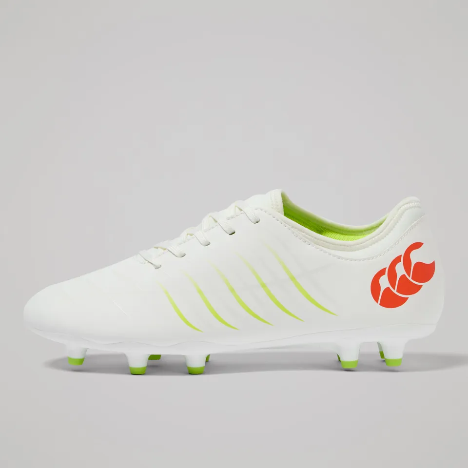 canterbury-phoenix-2-0-team-firm-ground-botas-de-rugby-blanco-adulto-unisex image 1