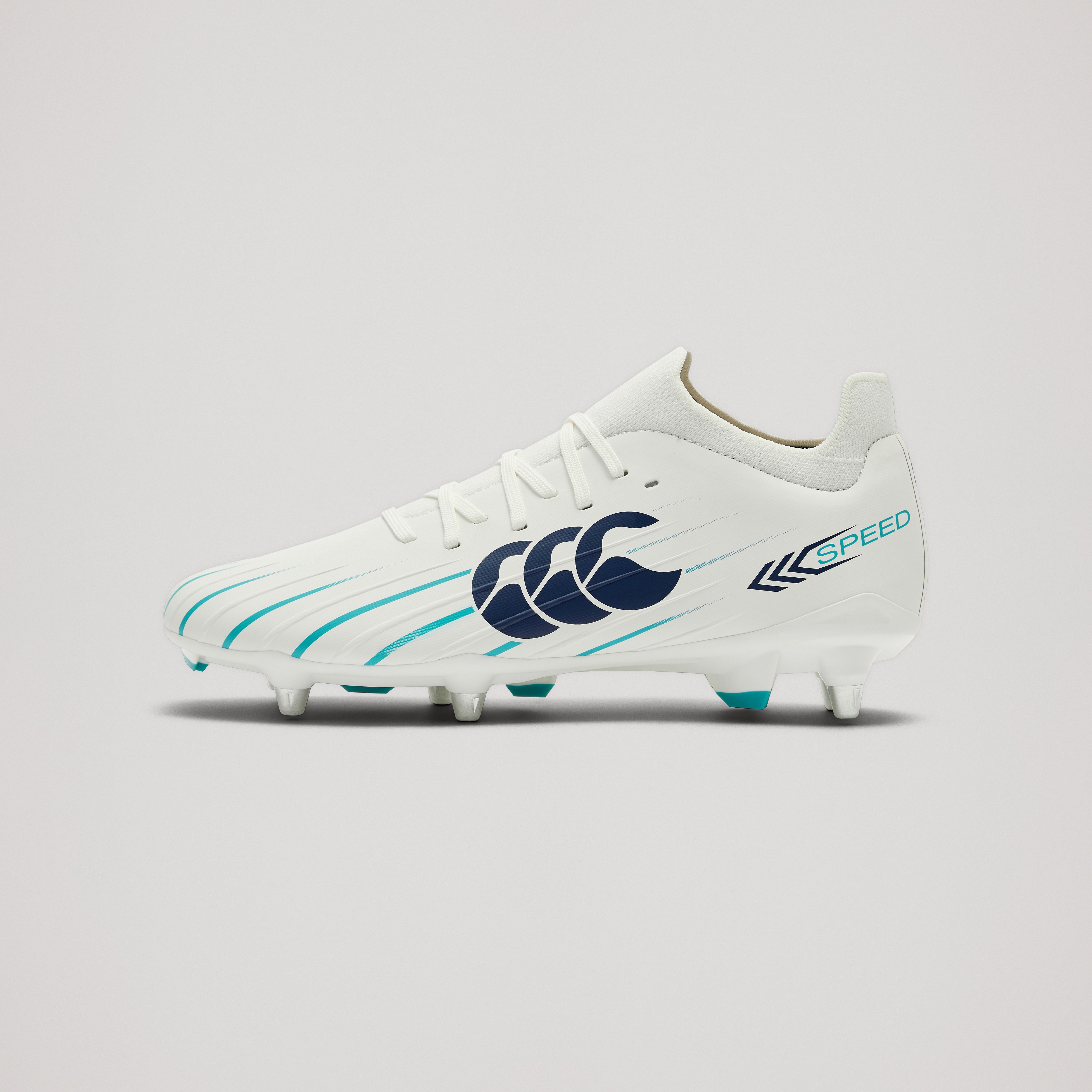 canterbury-speed-falcon-2-0-pro-soft-ground-botas-de-rugby-unisex-adulto-blancas image 1