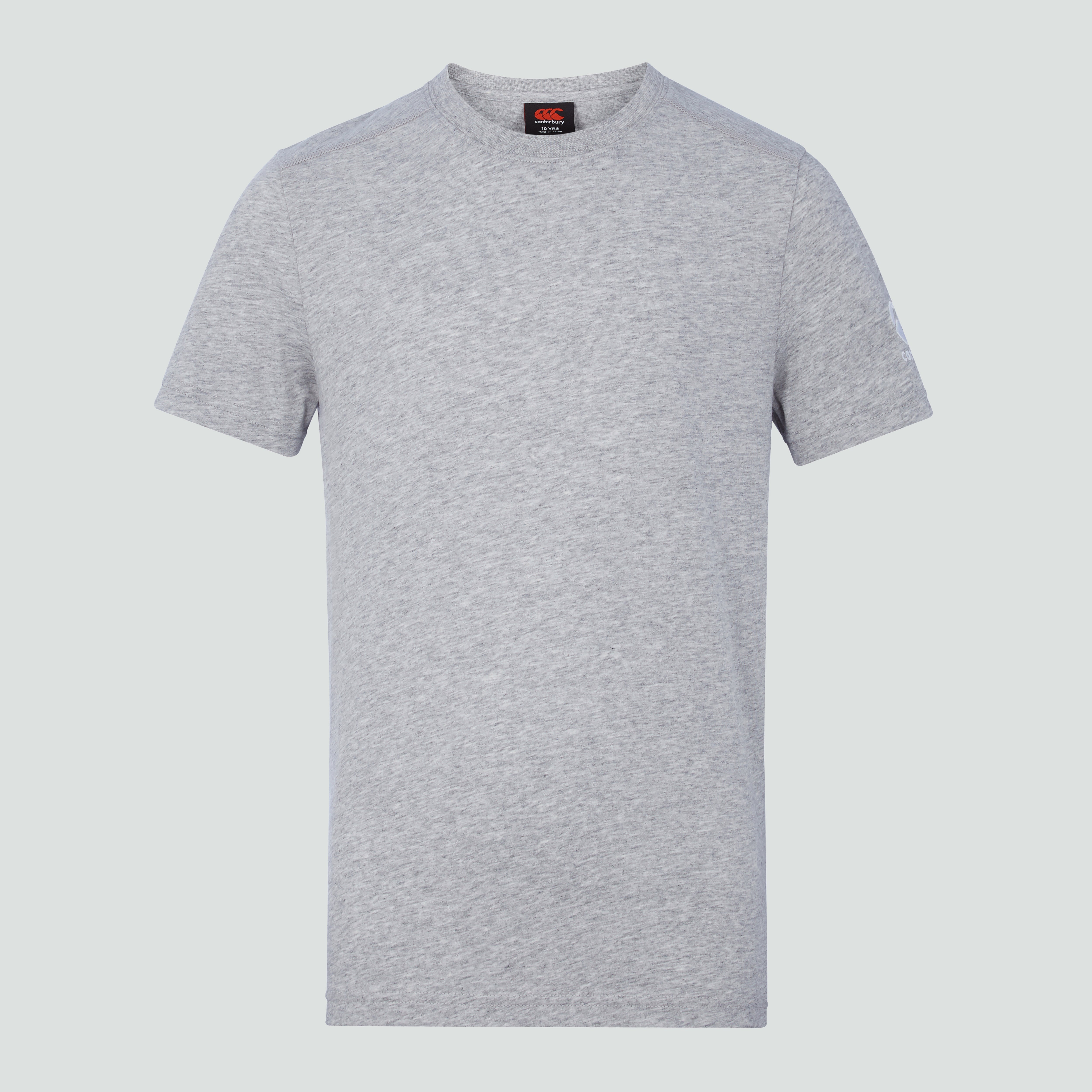 canterbury-club-plain-tee-junior-unisex-gris image 2