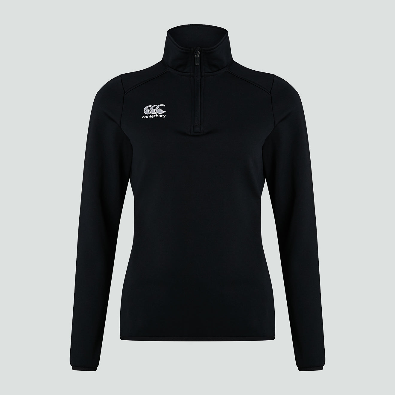 canterbury-womens-club-1-4-zip-mid-layer-training-top-black-sudadera-de-entrenam image 1