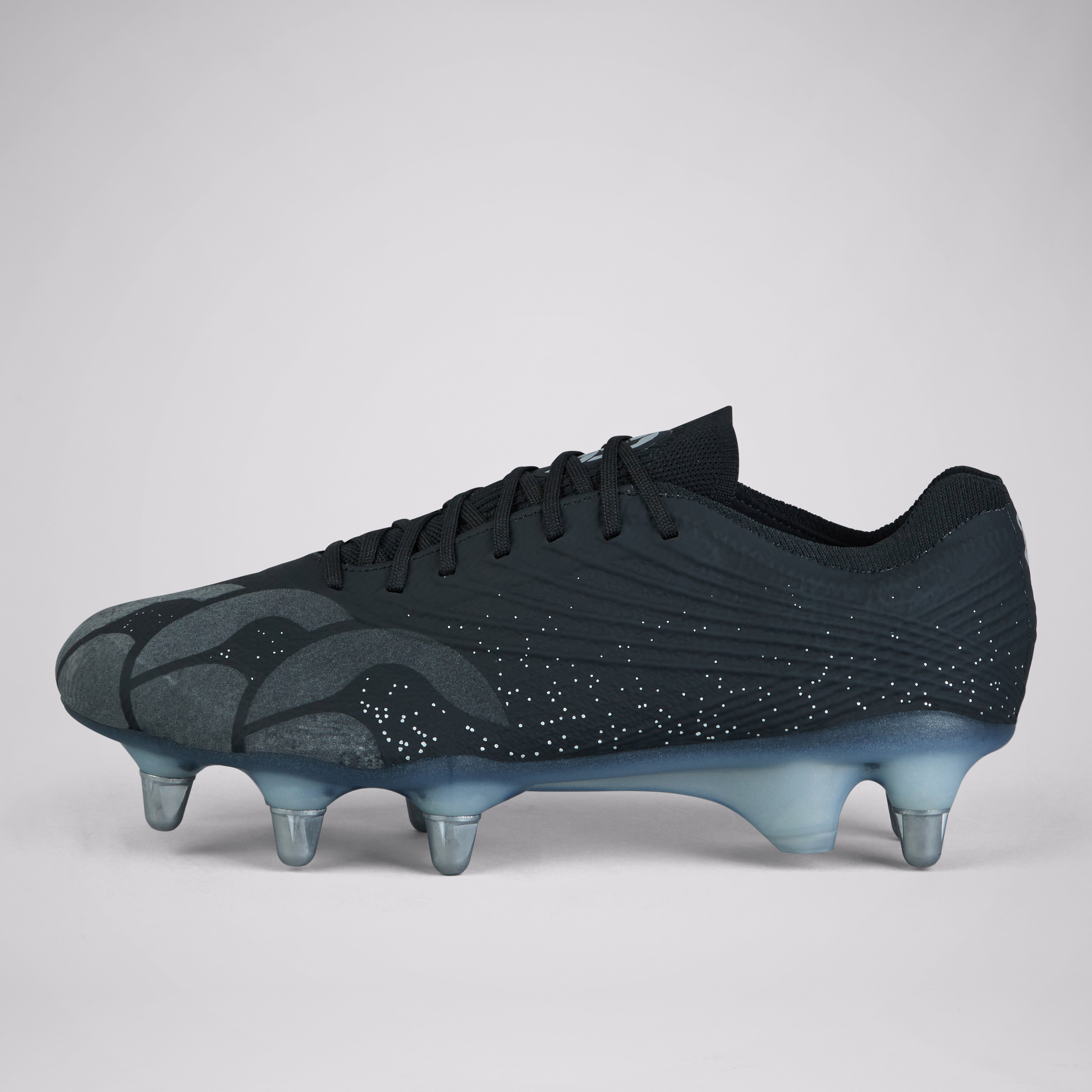 botas-de-rugby-canterbury-stampede-groundbreak-elite-soft-ground-negro-plata-par image 1