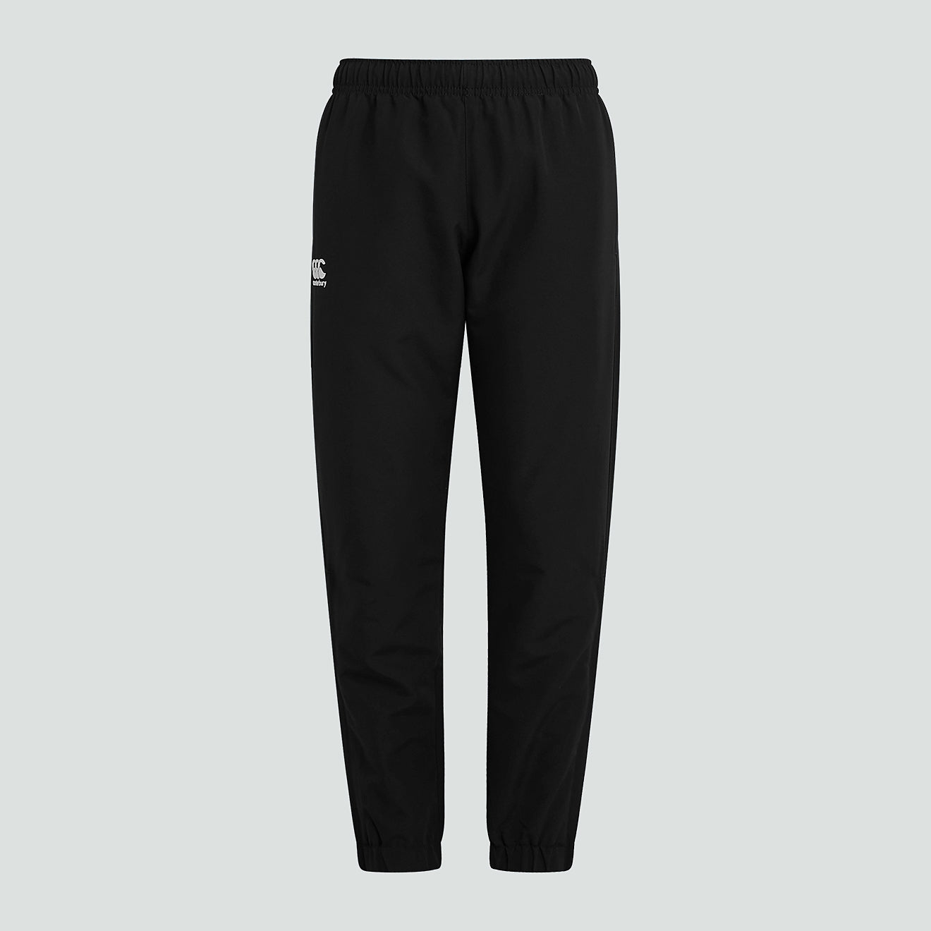 canterbury-junior-unisex-club-plain-tapered-cuff-track-pants-black-pantal-n-de-c image 1
